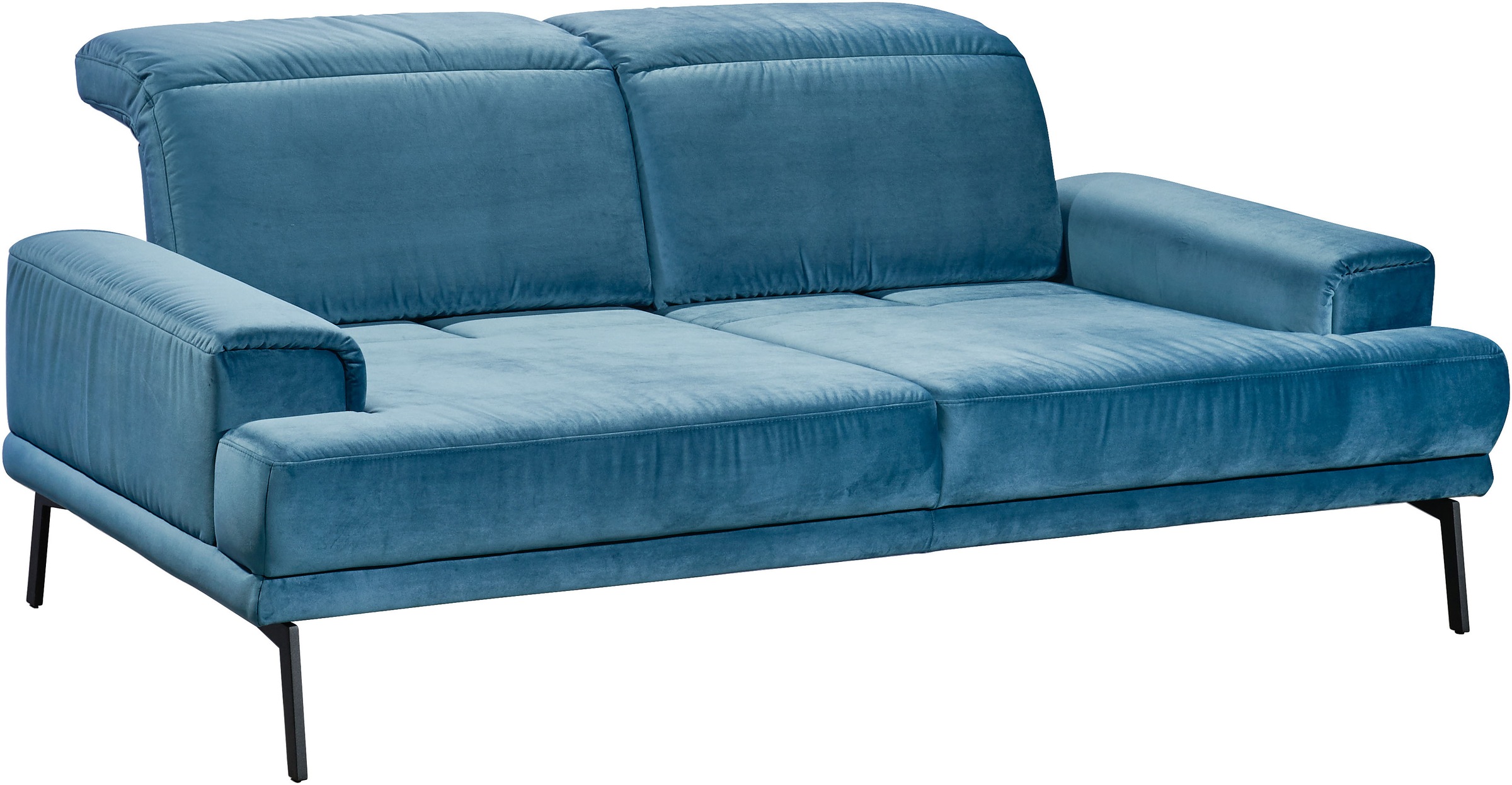 Musterring 2-Sitzer »MR 4580« inkl. Kopf- und Sitztiefenverstellung, Fuß schwarz, B198 x T103 cm