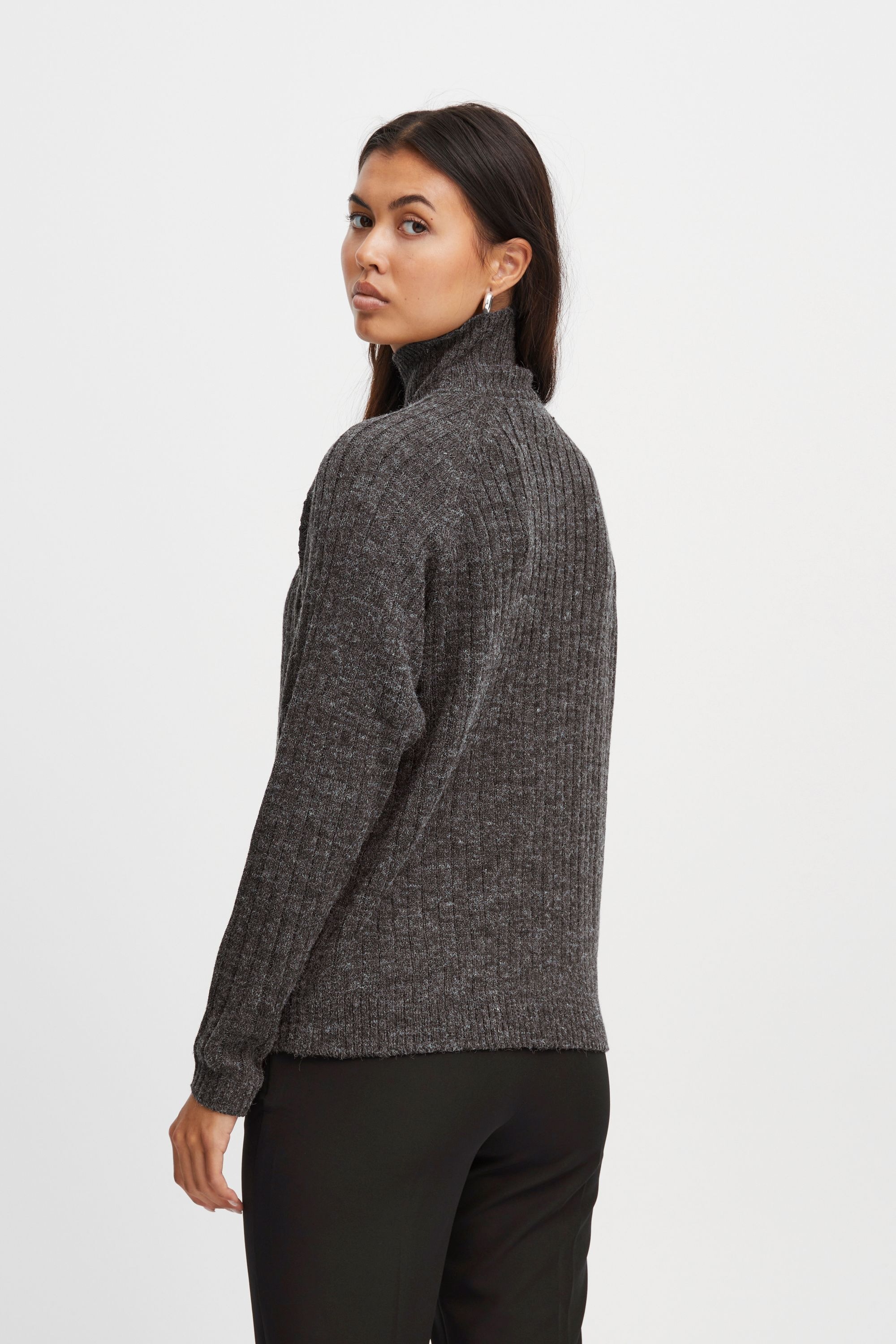Ichi Strickfleece-Pullover »Strickpullover IHNovo«