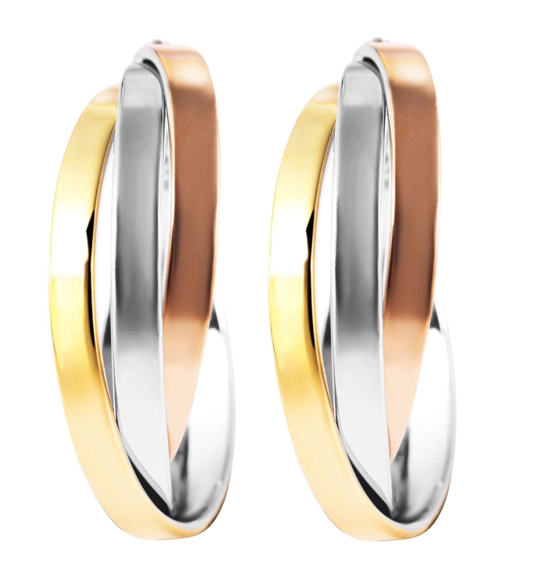 Adelia´s Paar Creolen »Damen Ohrringe ¿ Creole aus Edelstahl«