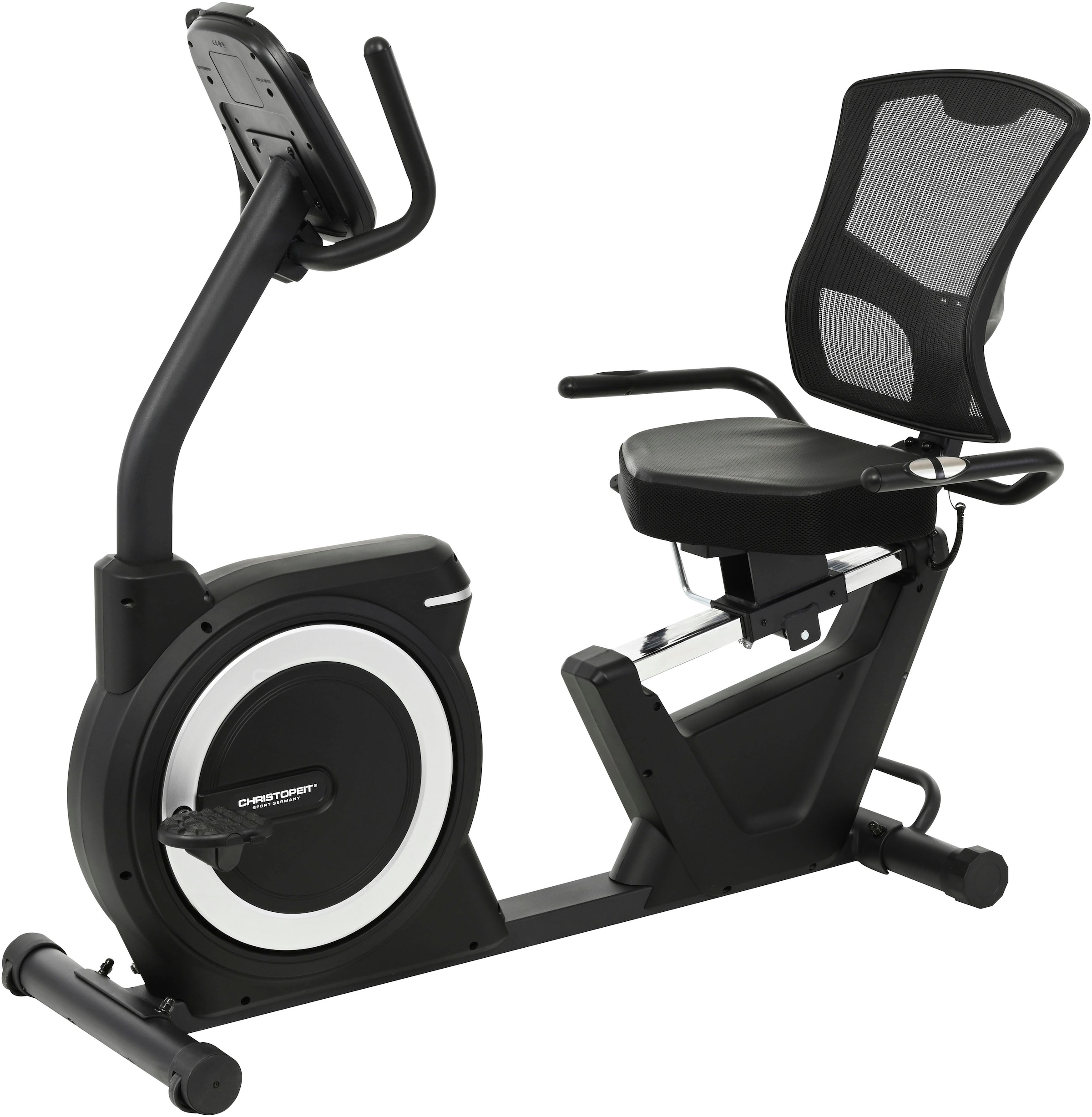Christopeit Sport Liege-Ergometer »Sitz-Ergometer RS 4000« BT-Empfänger für drahtlosen Pulsmessgurt im Computer enthalten