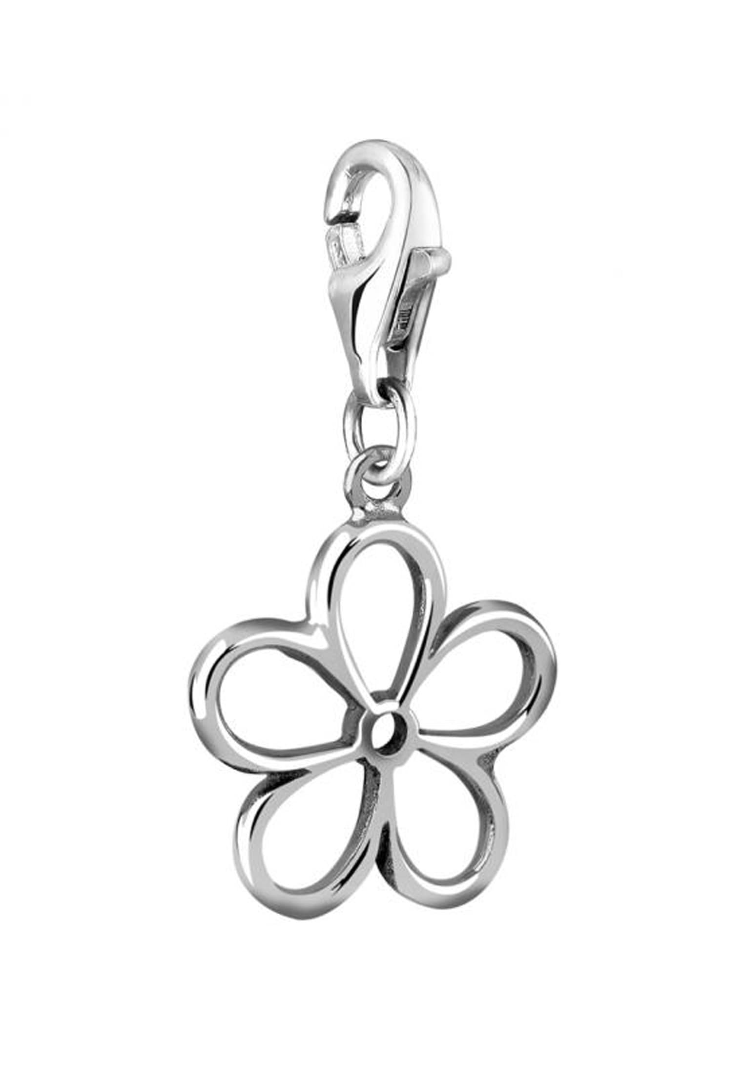 Nenalina Charm-Einhänger »Charm Anhänger Blume Flower Sommer 925 Silber«
