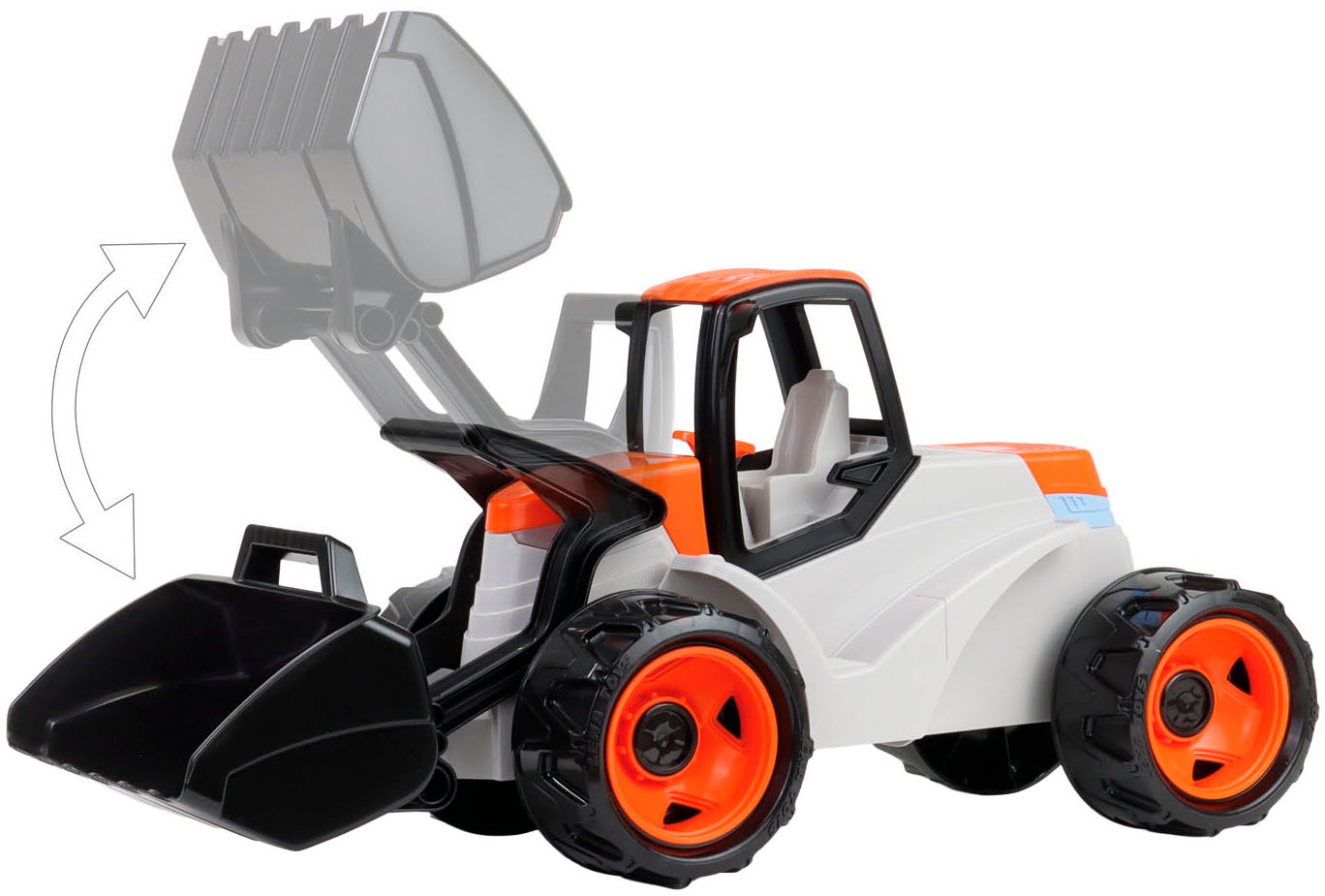Lena® Spielzeug-Aufsitzbagger »Giga Trucks Aufsitz-Schaufellader« Made in Europe