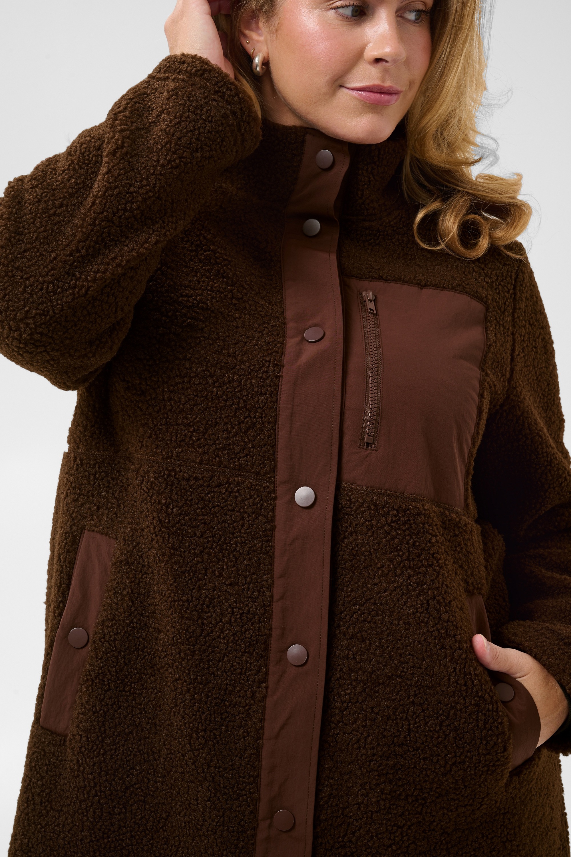 KAFFE Curve Wintermantel »KAFFE Curve Jacke KCsally«