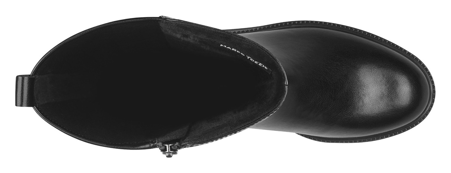 MARCO TOZZI Stiefel, Blockabsatz, Langschaftstiefel mit Feel me Dämpfung