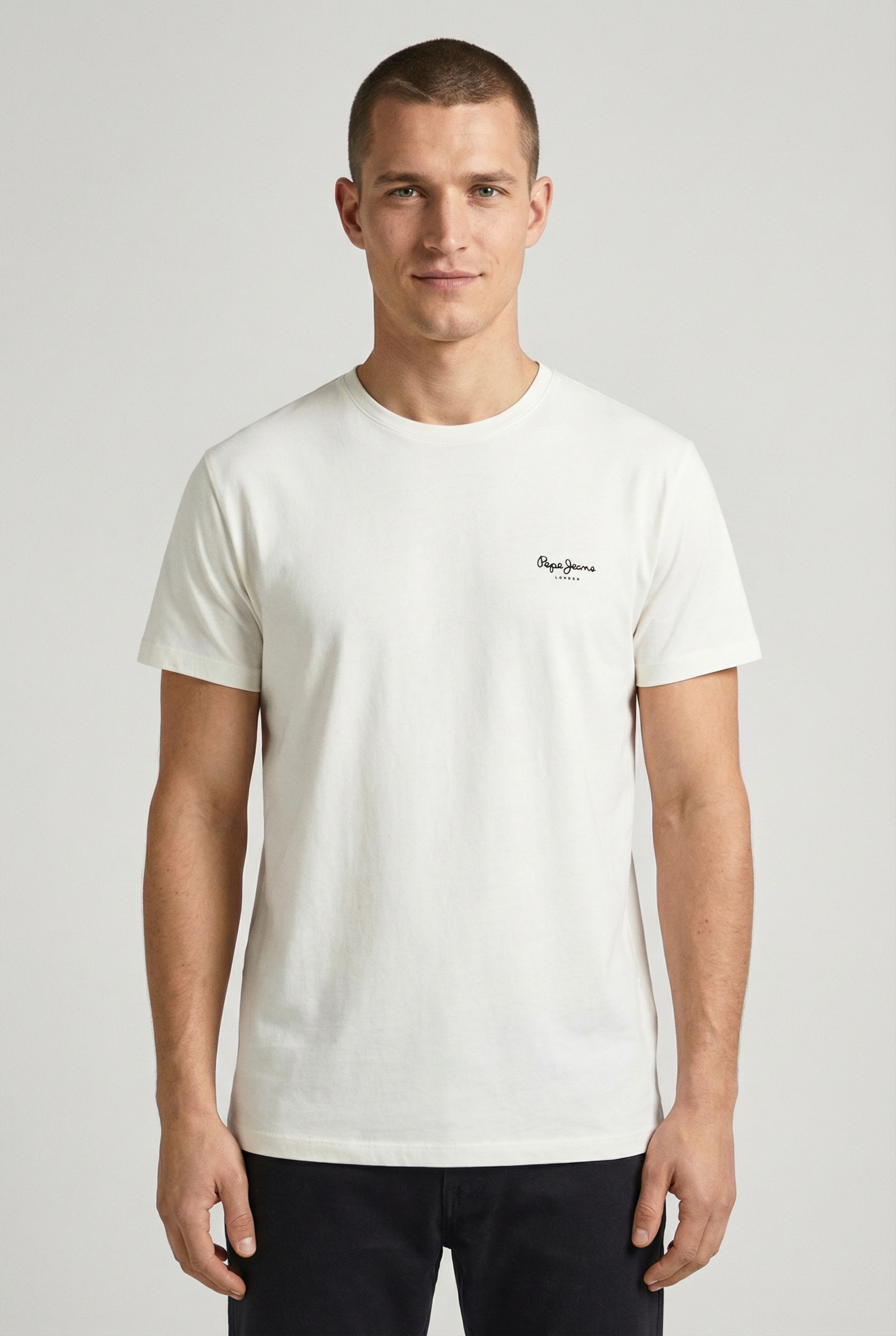 Pepe Jeans T-Shirt »ORIGINAL BASIC 3N« Rundhals mit kleinem Logodruck