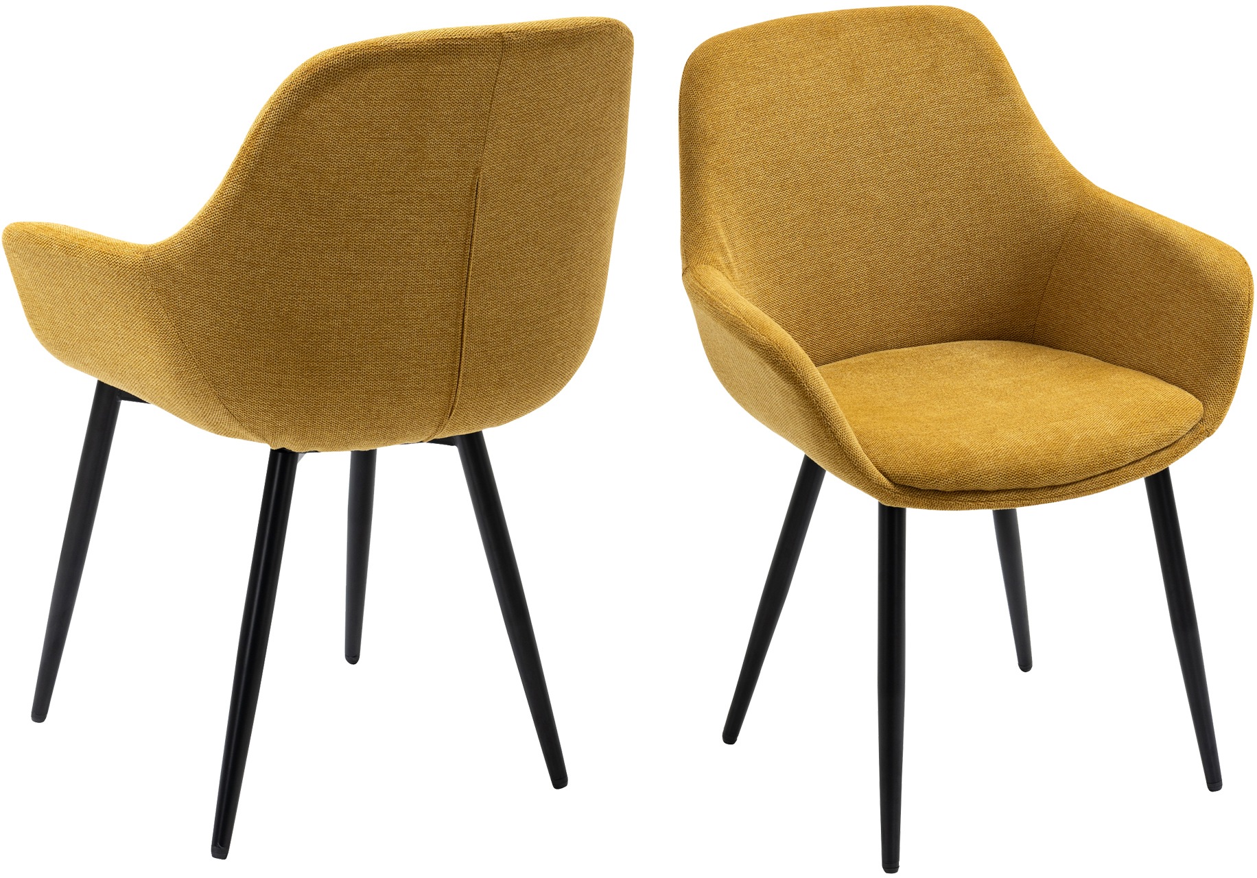 SalesFever Essgruppe »Stilvolle Essgruppe für Ihr Zuhause«, (Set, 5 tlg.), 5-teiliges Set, Tischplatte mit seidenmattem OSMO Hartwachs-Öl behande