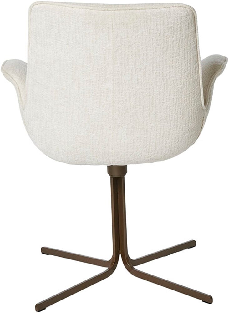 Jahnke Schalenstuhl »POLE TWIST« () Drehbar, gepolstert, mit Armlehnen, Metallgestell, B:65xT:63xH:85 cm