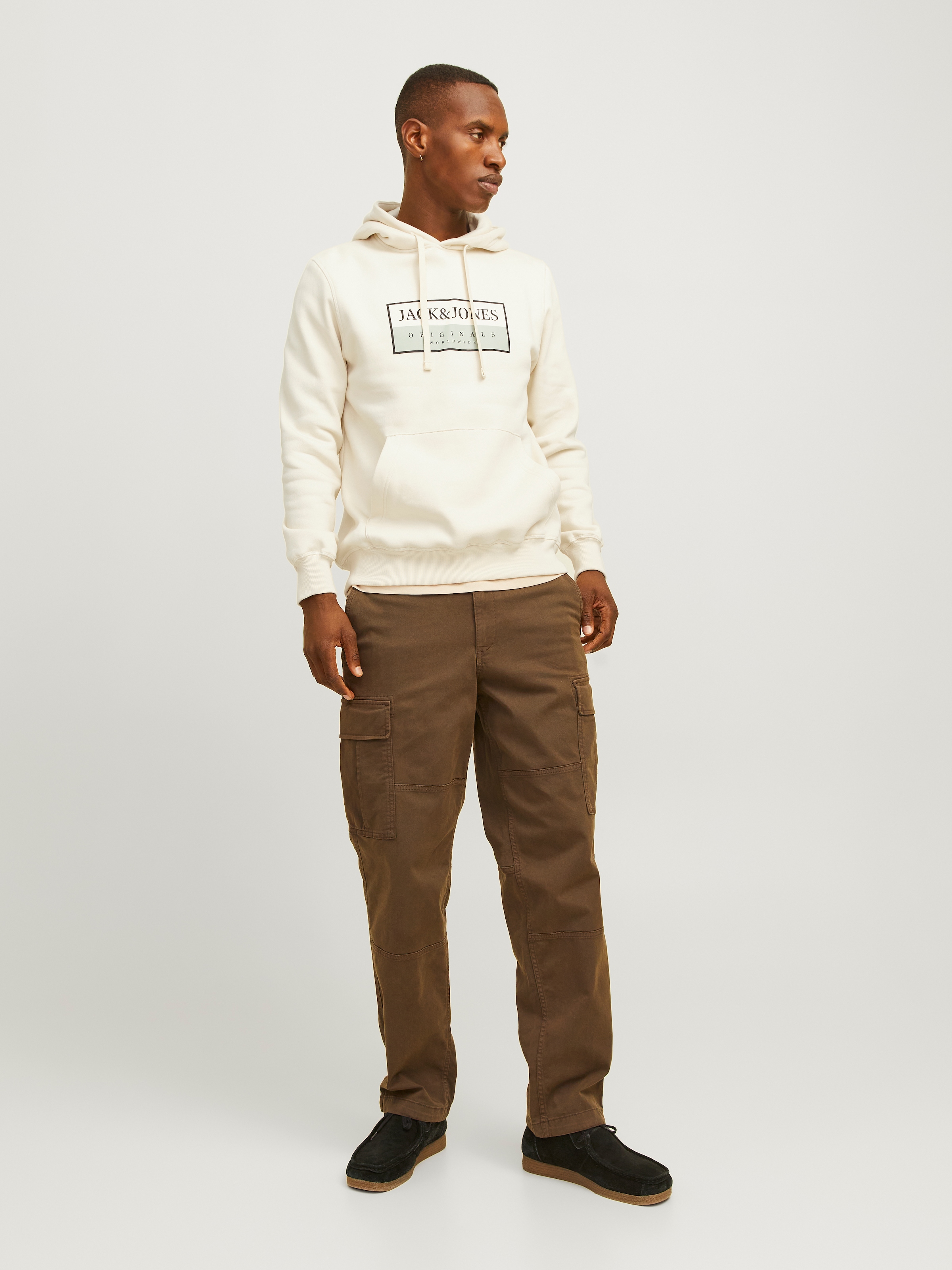 Jack & Jones Kapuzensweatshirt »JORFREDERIKSBERG BOX SWEAT HOOD SN«