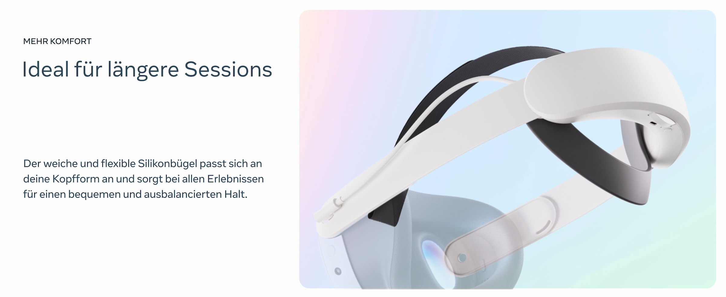 Meta Headset-Halterung »Quest 3 Elite-Riemen mit Akku (Elite Strap with Battery)«