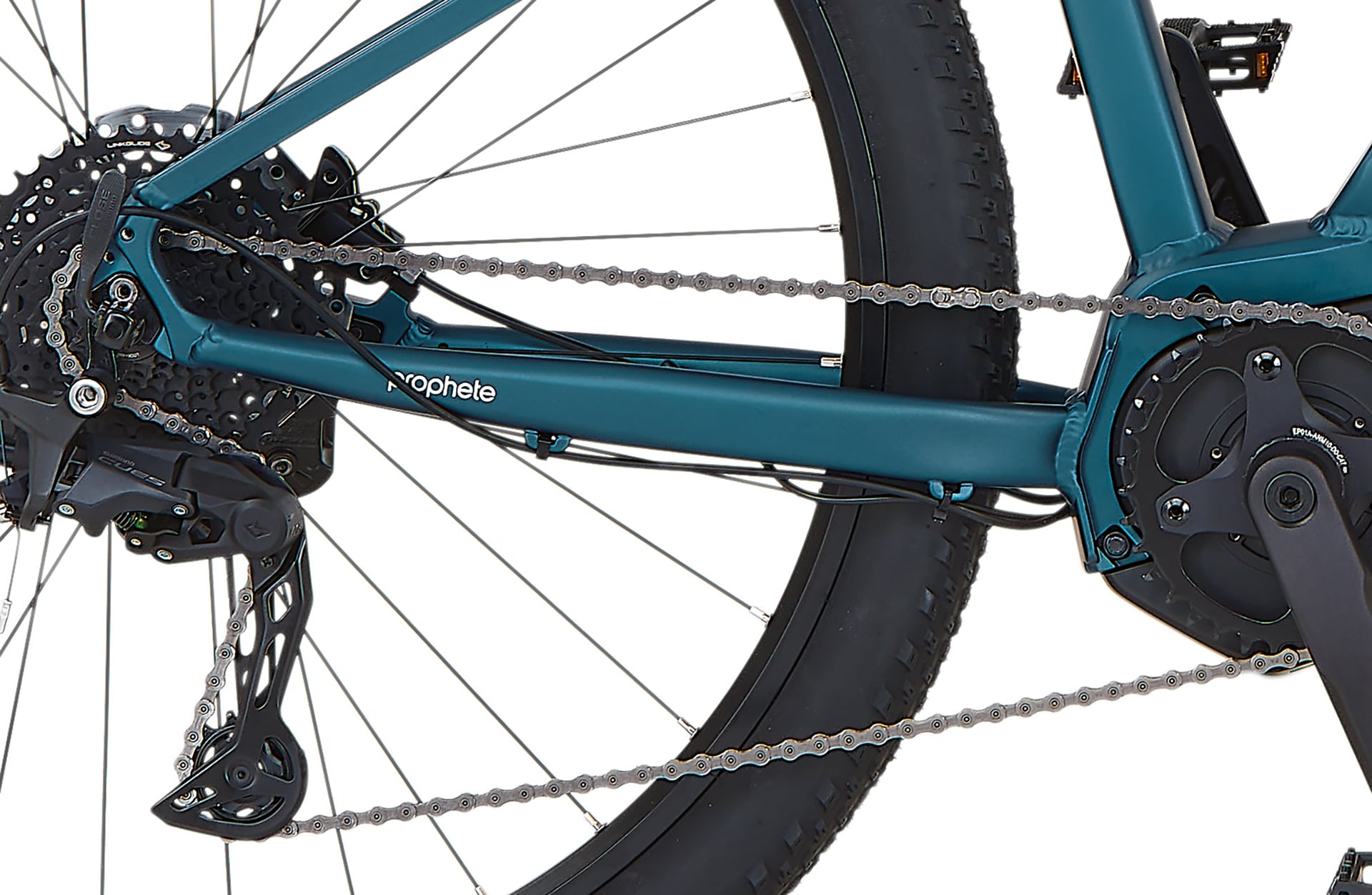 Prophete »Dice 3.8« 10 Gang Shimano Cues Schaltwerk Kettenschaltung Mittelmotor 250 W Pedelec, Elektrofahrrad für Damen und Herren, MTB