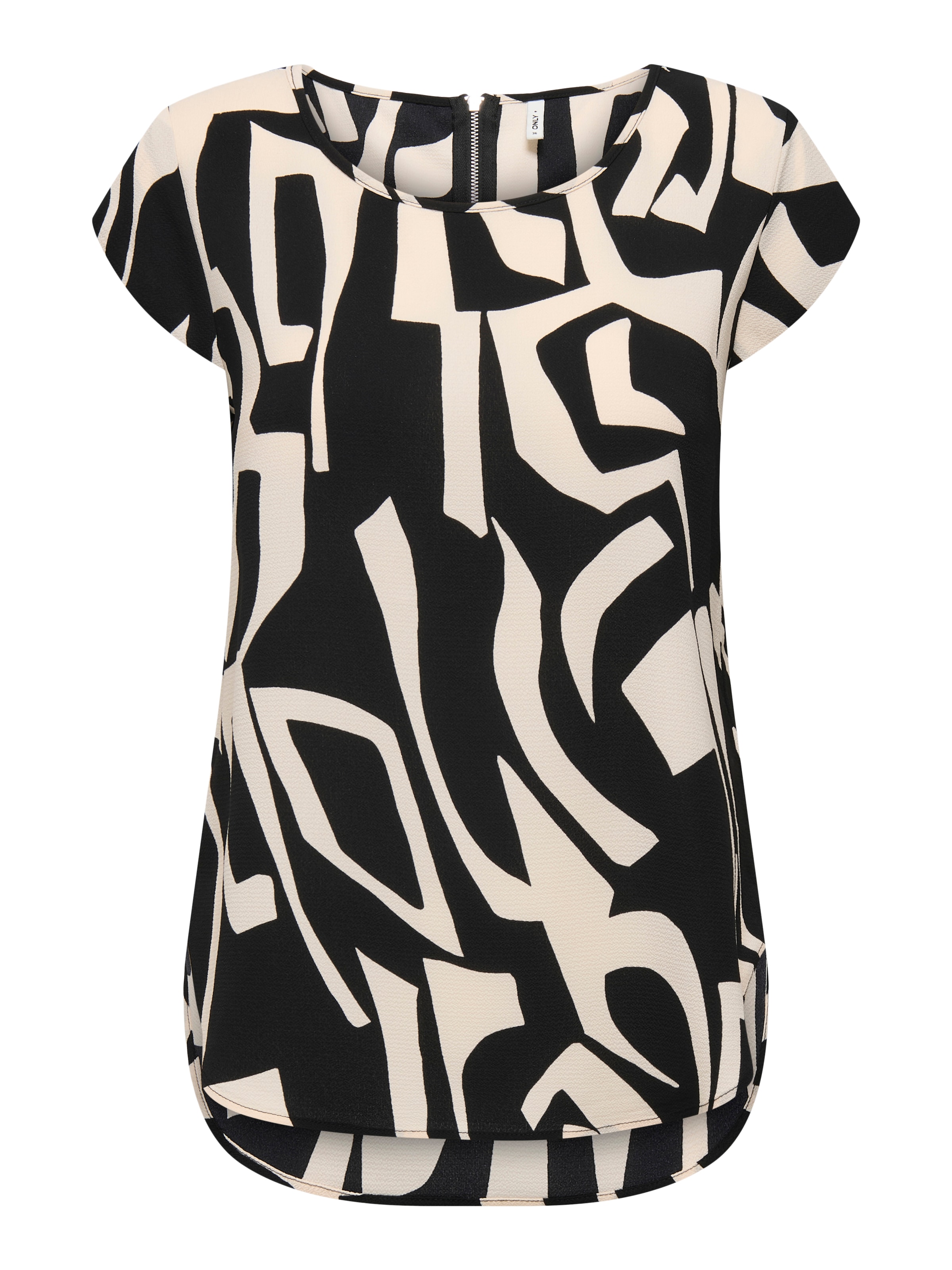 ONLY Shirtbluse »ONLVIC S/S AOP TOP NOOS PTM«, mit Allover Druck