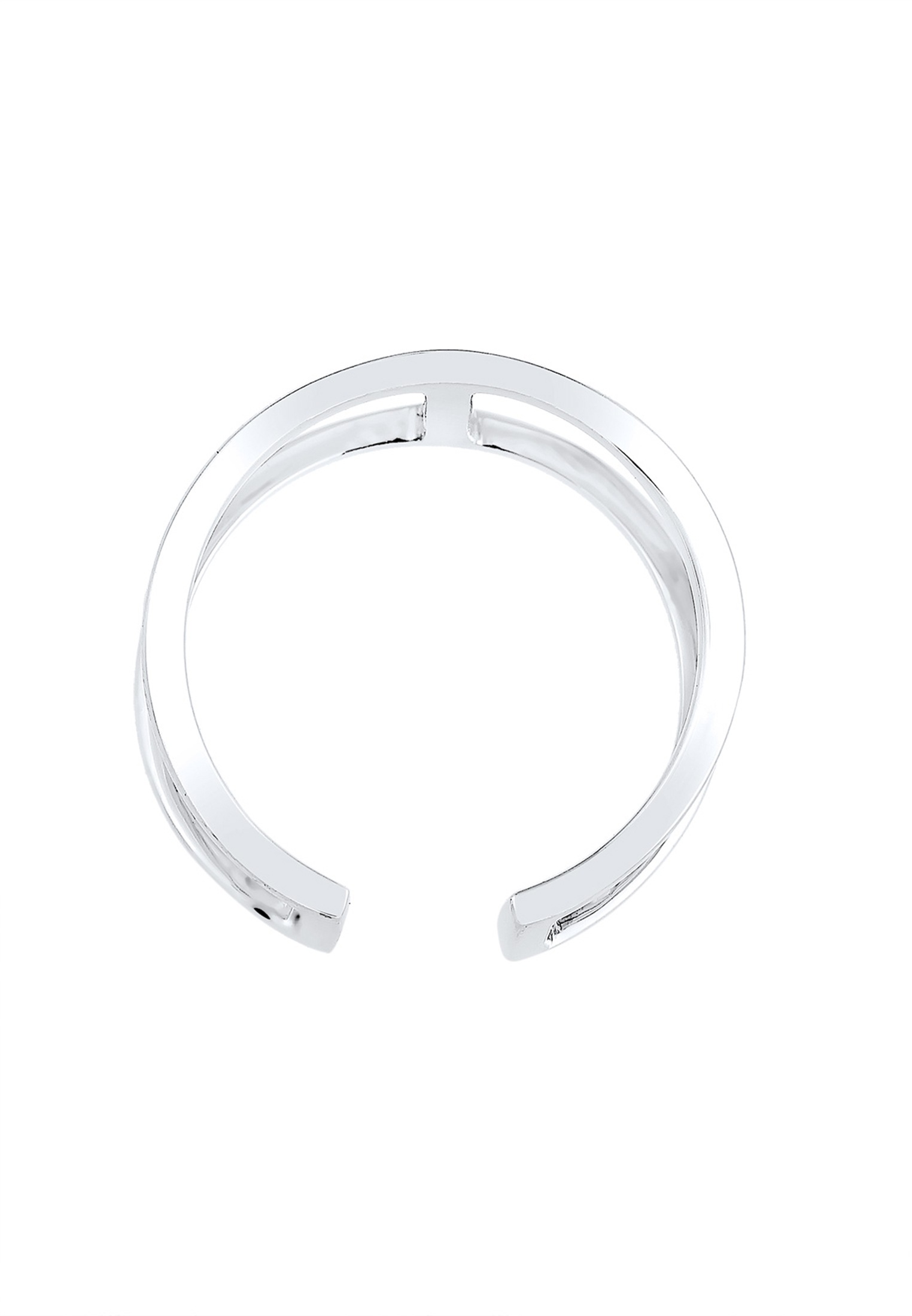 Elli Silberring »Ring Silberring Offen Geo Trend 925 Silber«