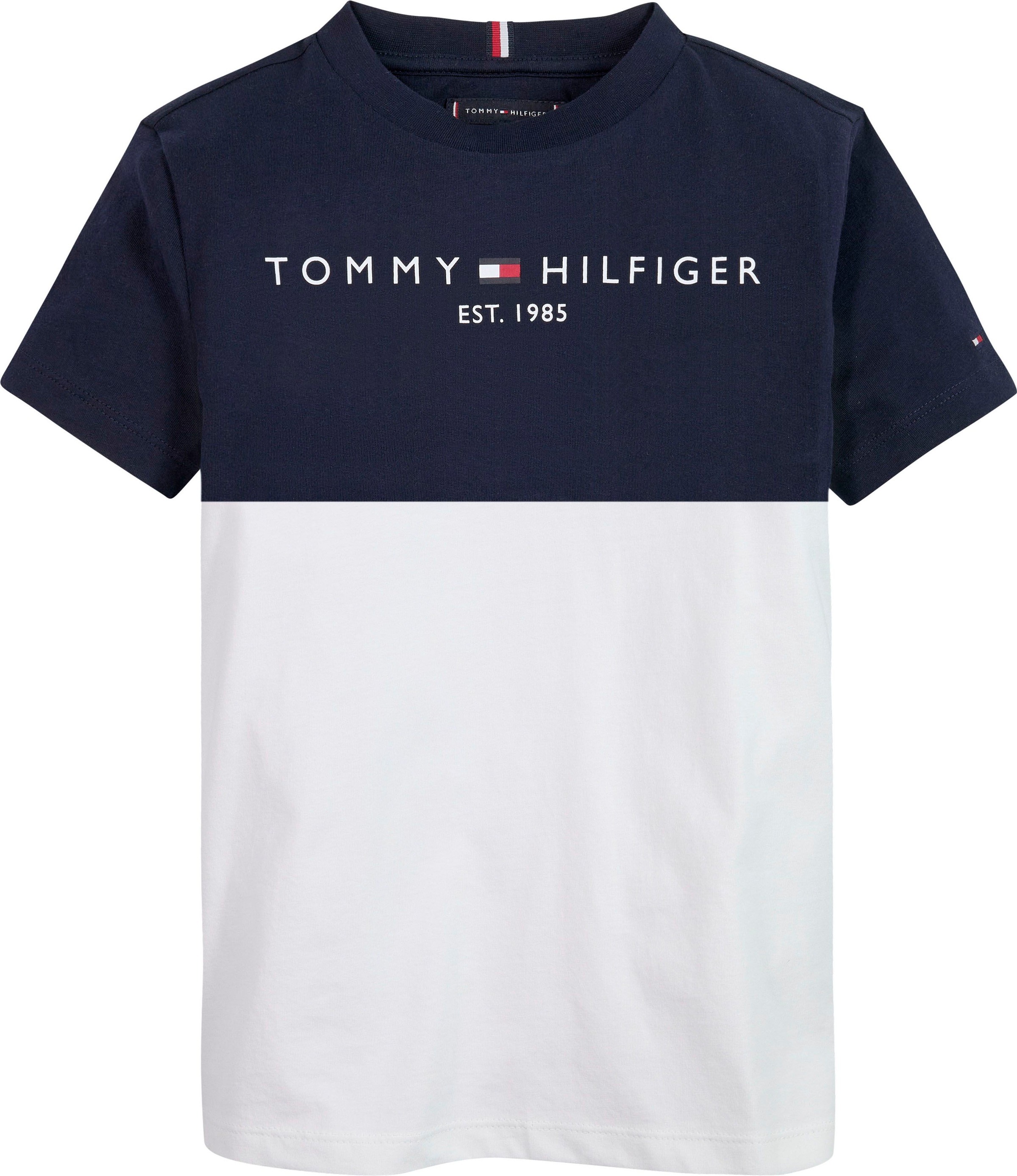 Tommy Hilfiger T-Shirt »ESSENTIAL COLORBLOCK TEE S/S«, im Colorblock-Design kaufen