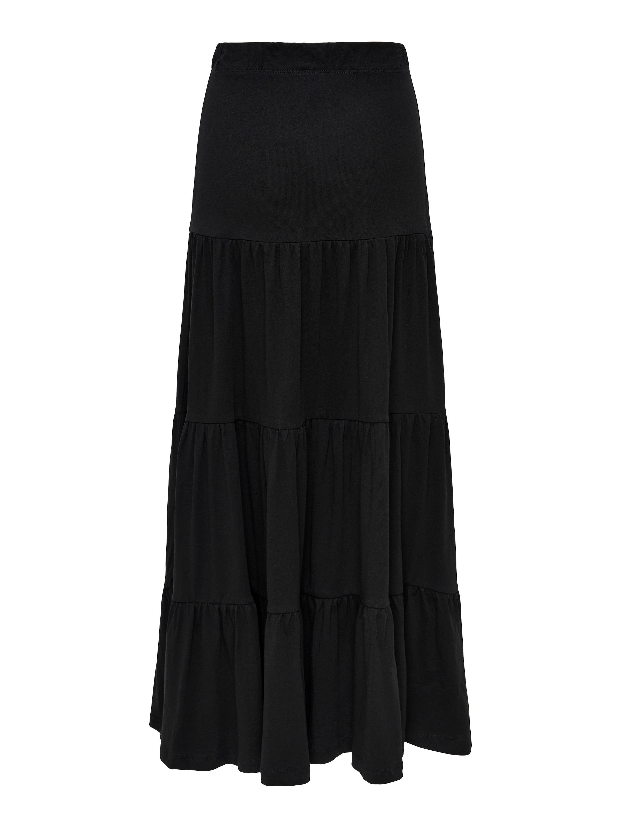 ONLY Maxirock »ONLMAY MAXI SKIRT« Baumwolle, mit Volant