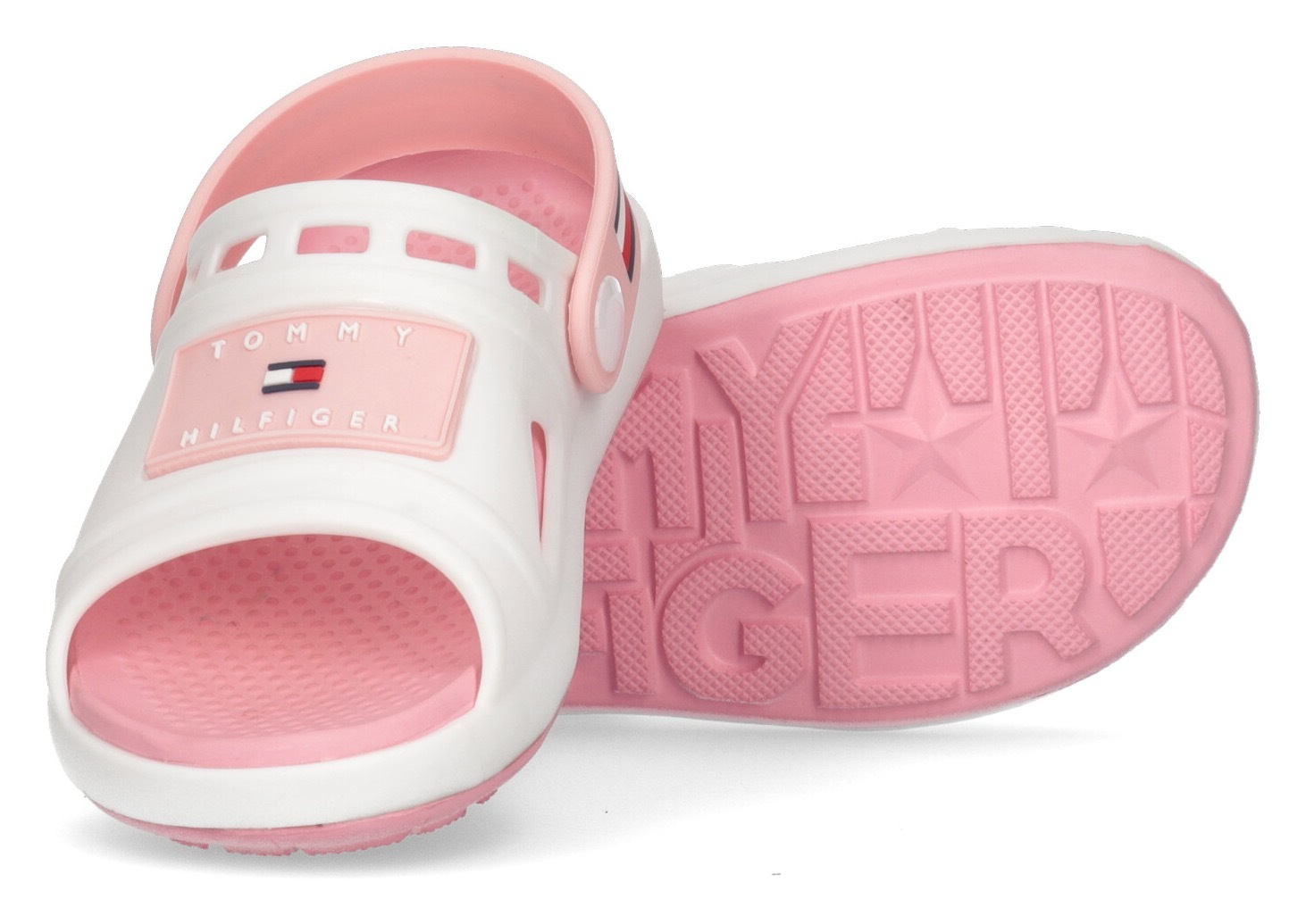 Tommy Hilfiger Badesandale »COMFY SANDAL«, mit schwenkbarem Fersenriemchen