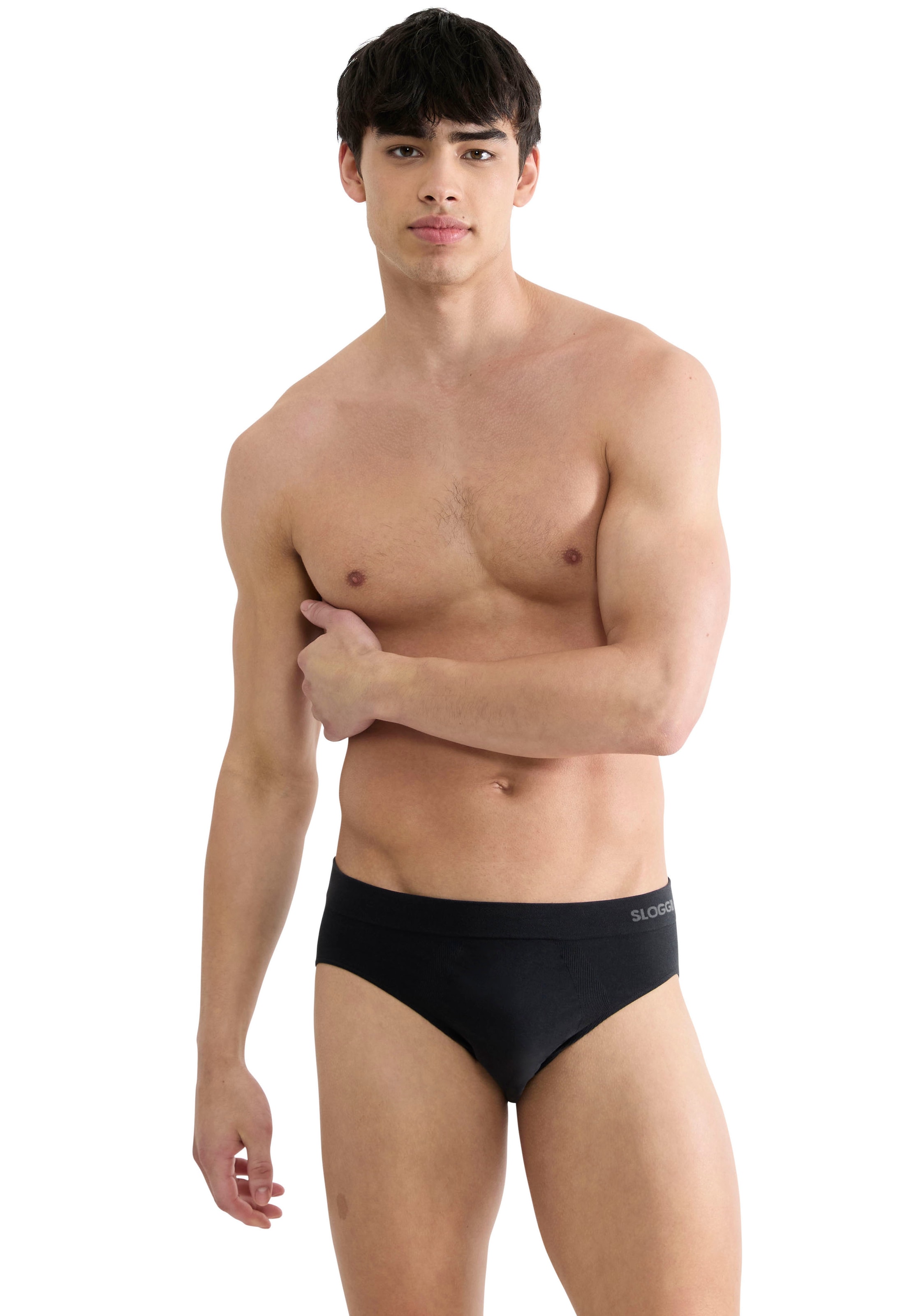 sloggi Slip »Men GO Smooth« Packung, 2er Pack, 2 nahtlos, atmungsaktiv, Baumwollmix, ohne Eingriff, elastisch