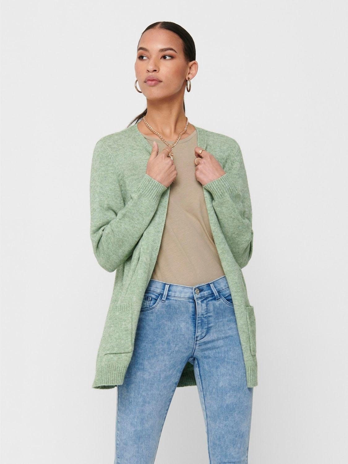 ONLY Strickjacke »ONLLESLY L/S OPEN CARDIGAN KNT NOOS« online bei OTTO