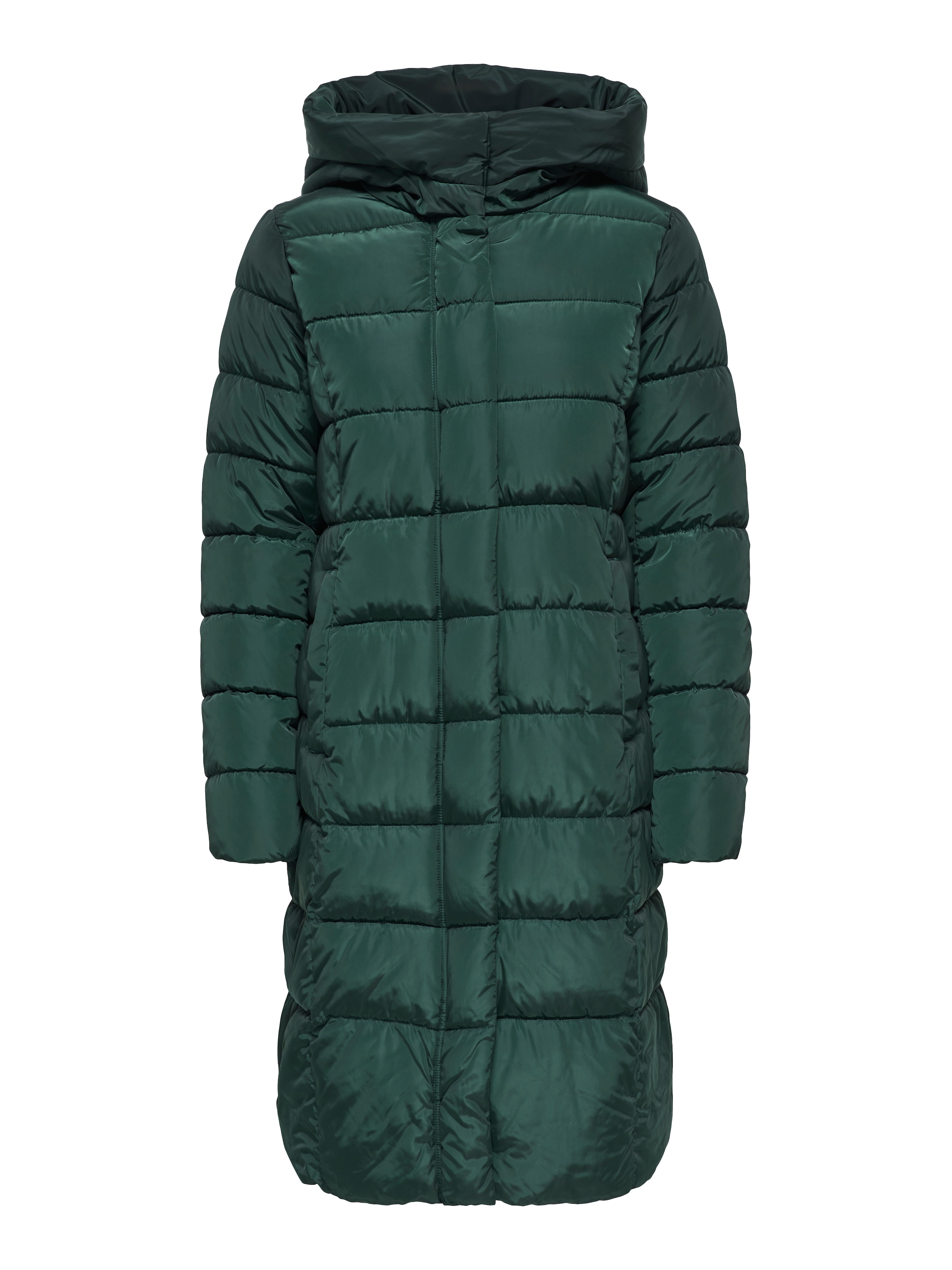 ONLY Steppmantel »ONLTINA – Puffermantel mit Premium-Füllung und verdecktem Zipper«, regular fit, casual, Steppware, Kunstfaser, hochschließend
