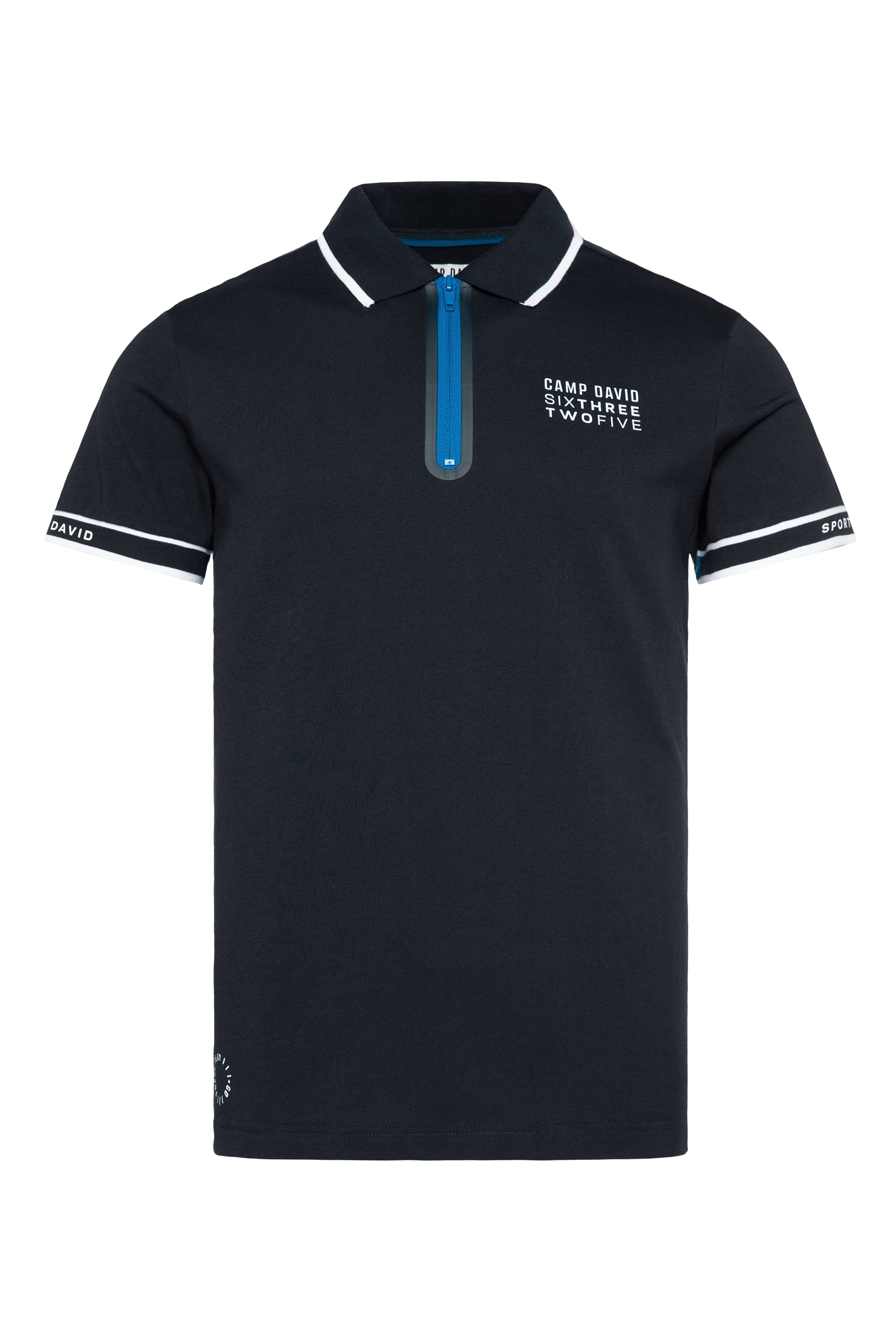 CAMP DAVID Poloshirt, mit kontrastreichen Details