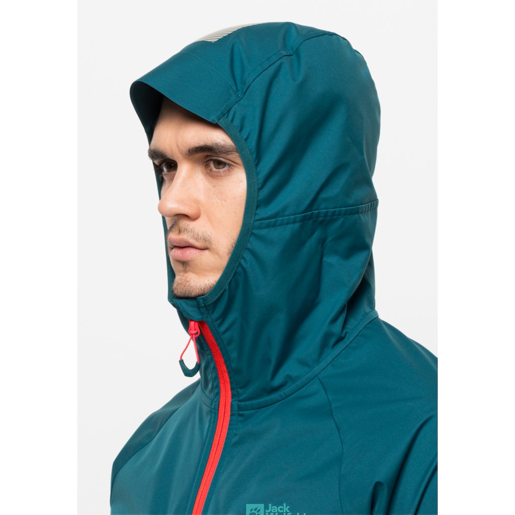 Jack Wolfskin Softshelljacke »ALPSPITZE HOODY M«, mit Kapuze