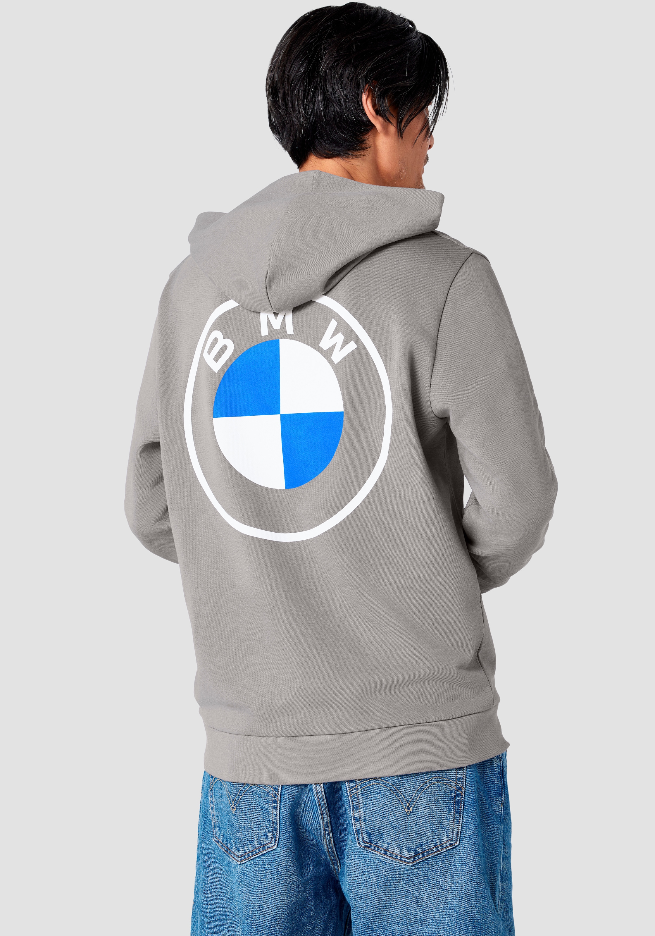 Hoodie, mit Logodruck auf Brusthöhe