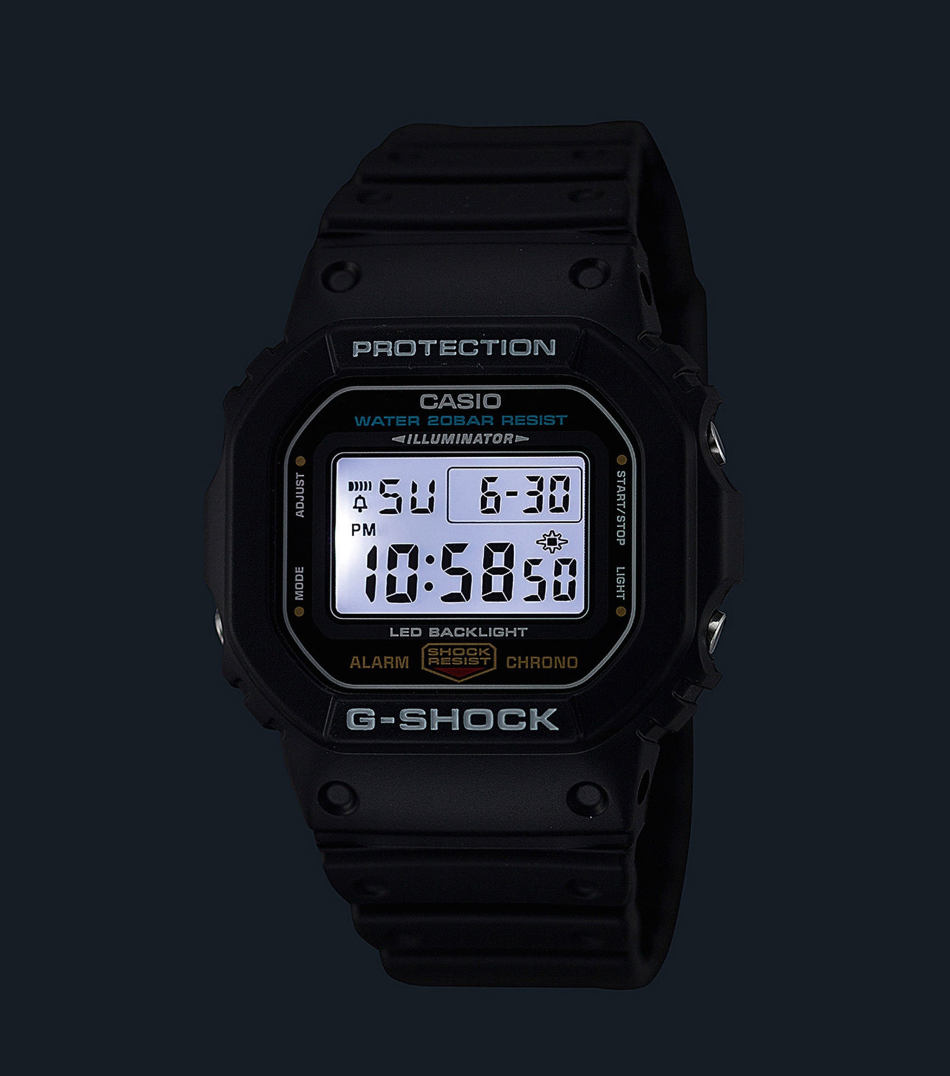 CASIO G-SHOCK Chronograph, Quarzuhr, Armbanduhr, Herrenuhr, digital,retro,bis 20 bar wasserdicht