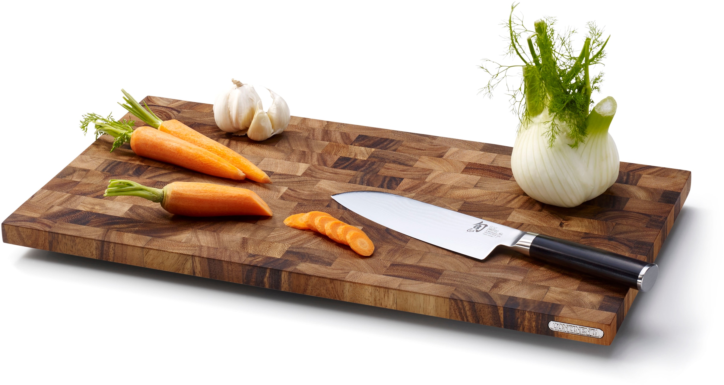 Continenta Schneidebrett Akazie Stirnholz 54x29x2cm