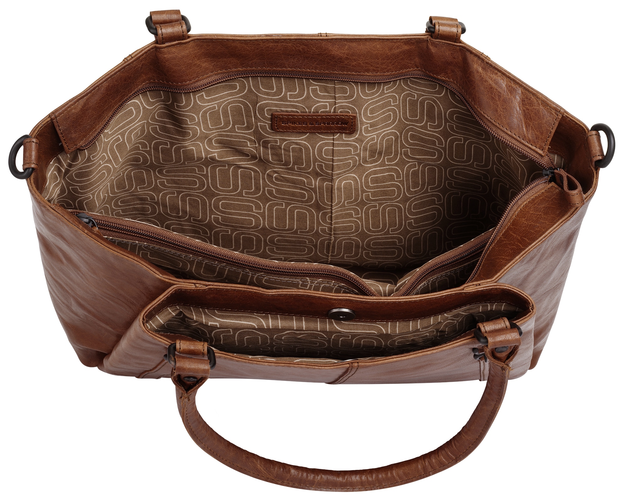 Spikes & Sparrow Shopper echt Leder