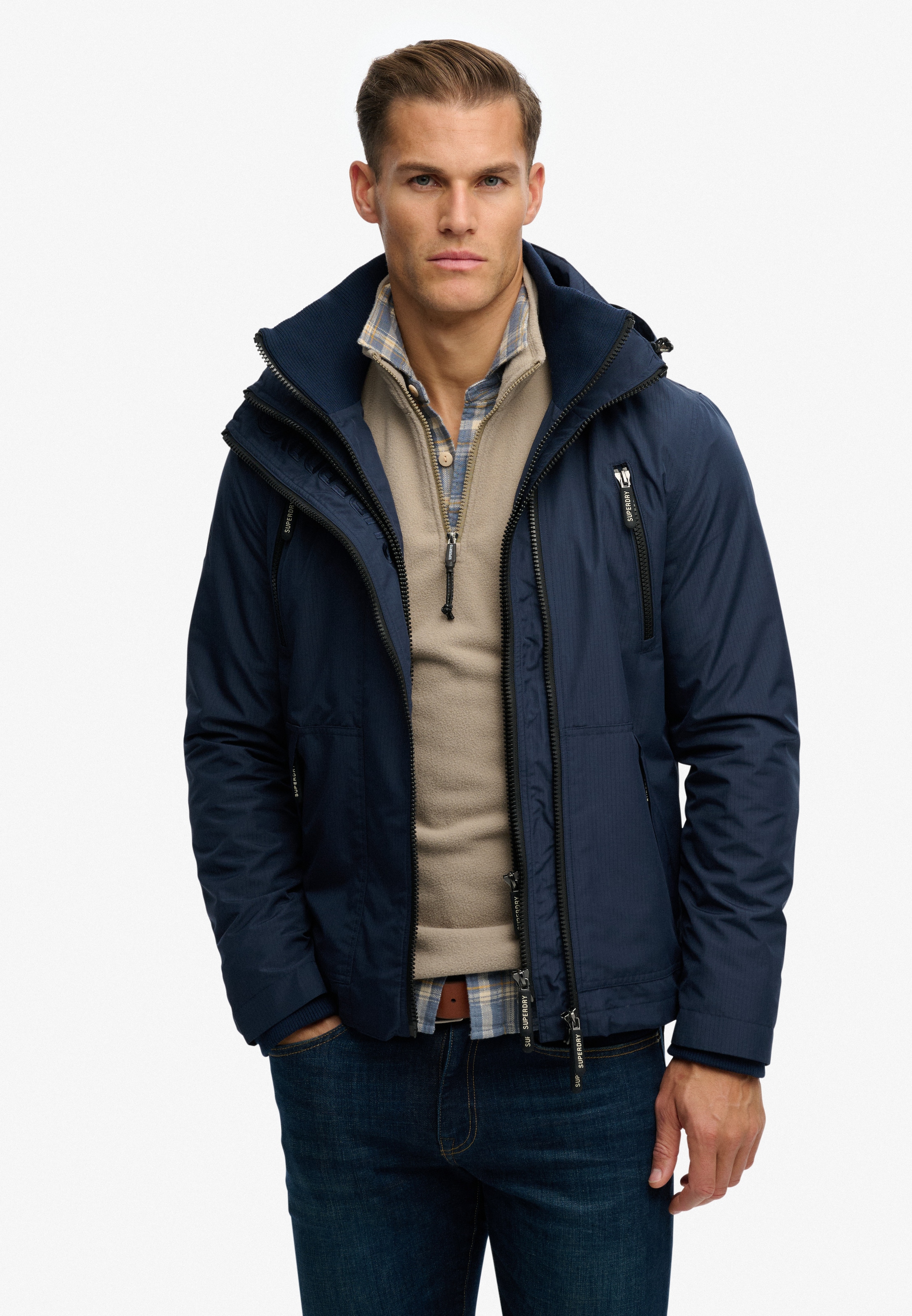 Superdry Windbreaker »HOODED MTN WINDBREAKER JACKET« mit Kapuze