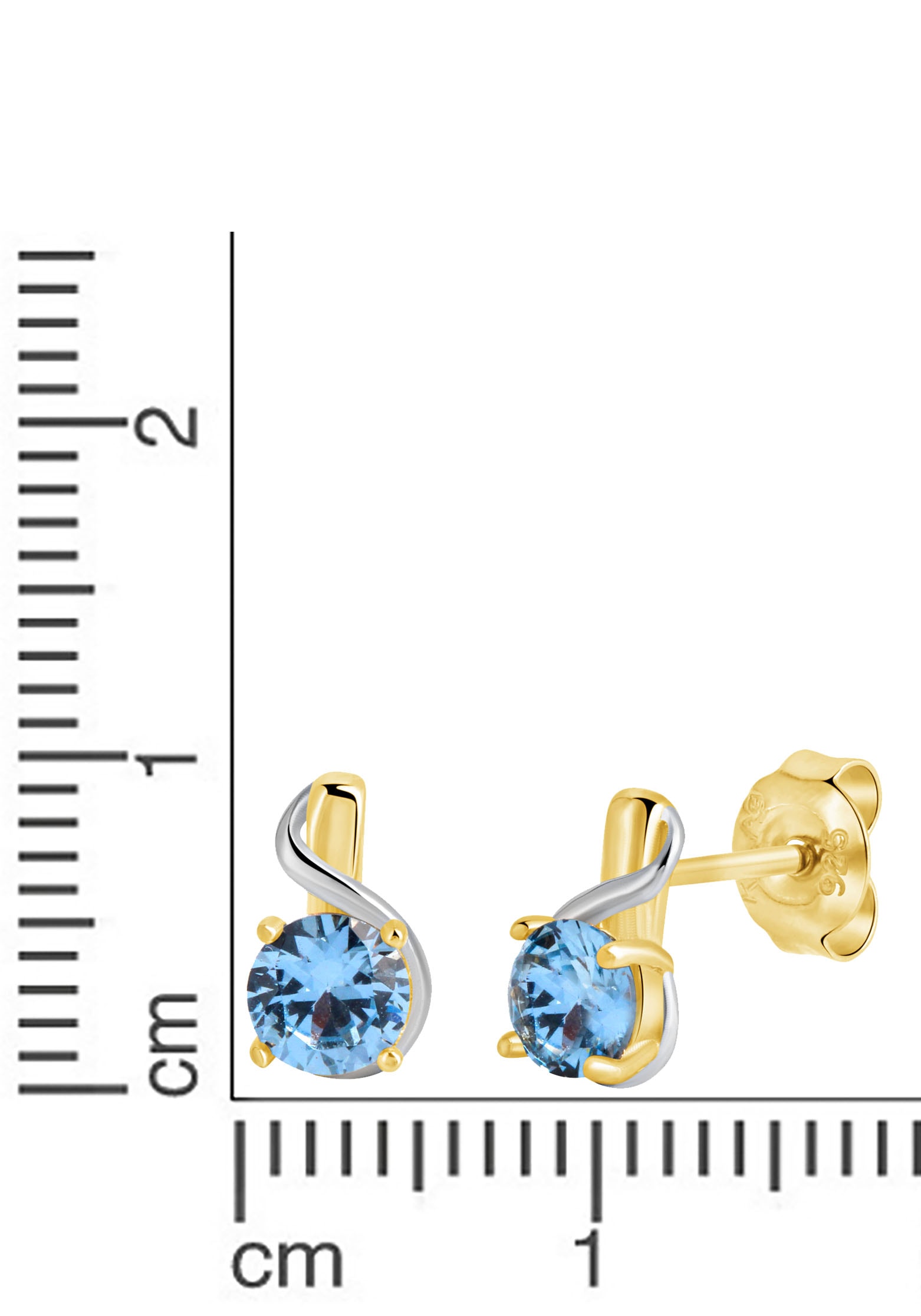 Firetti Paar Ohrstecker »Schmuck Geschenk Silber 925 Ohrschmuck Edelstein Spinell«, mit Spinell (synth.)