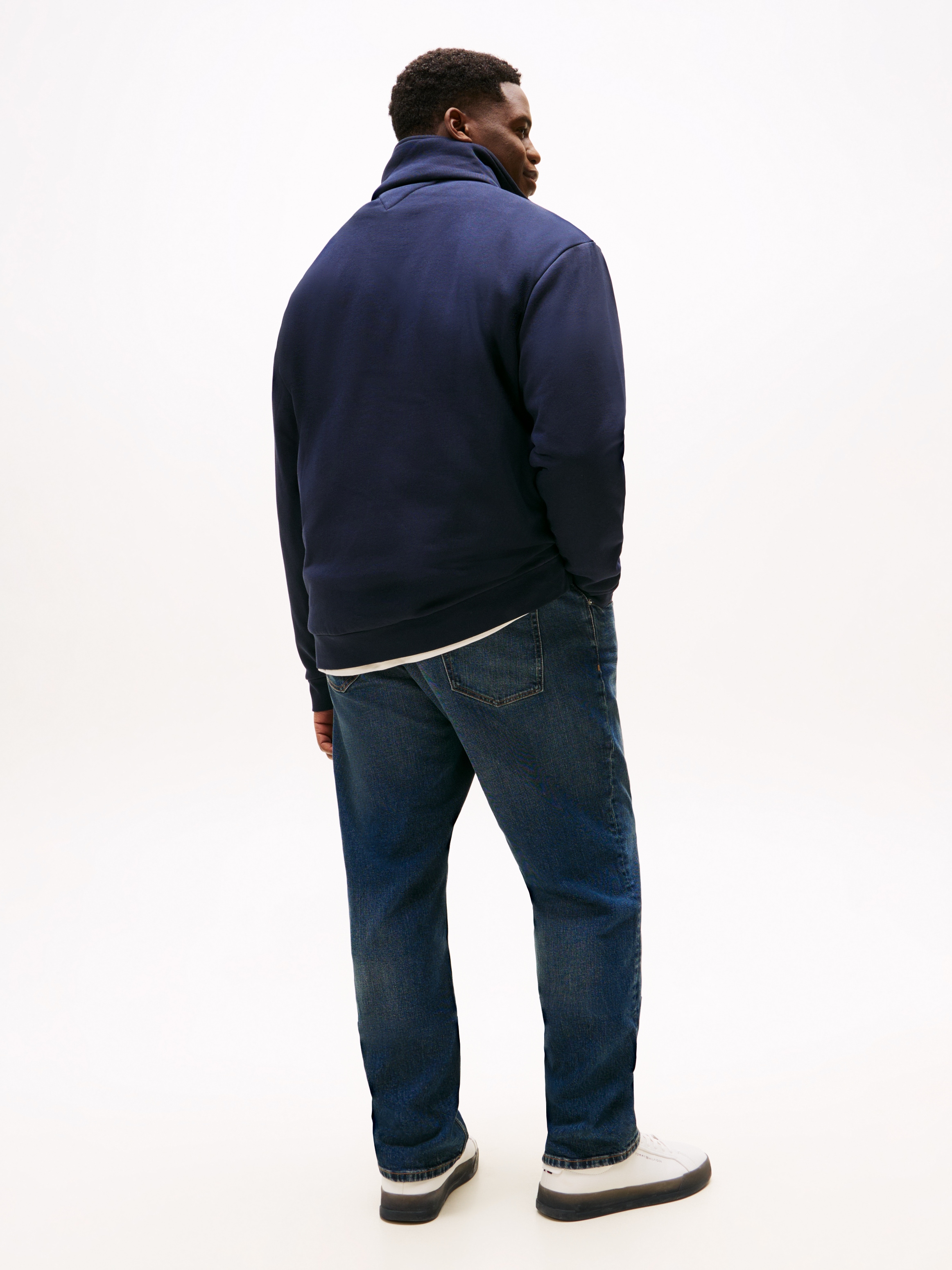 Tommy Hilfiger Big & Tall Sweatjacke »GLOBAL STRIPE ZIP«, Große Größen