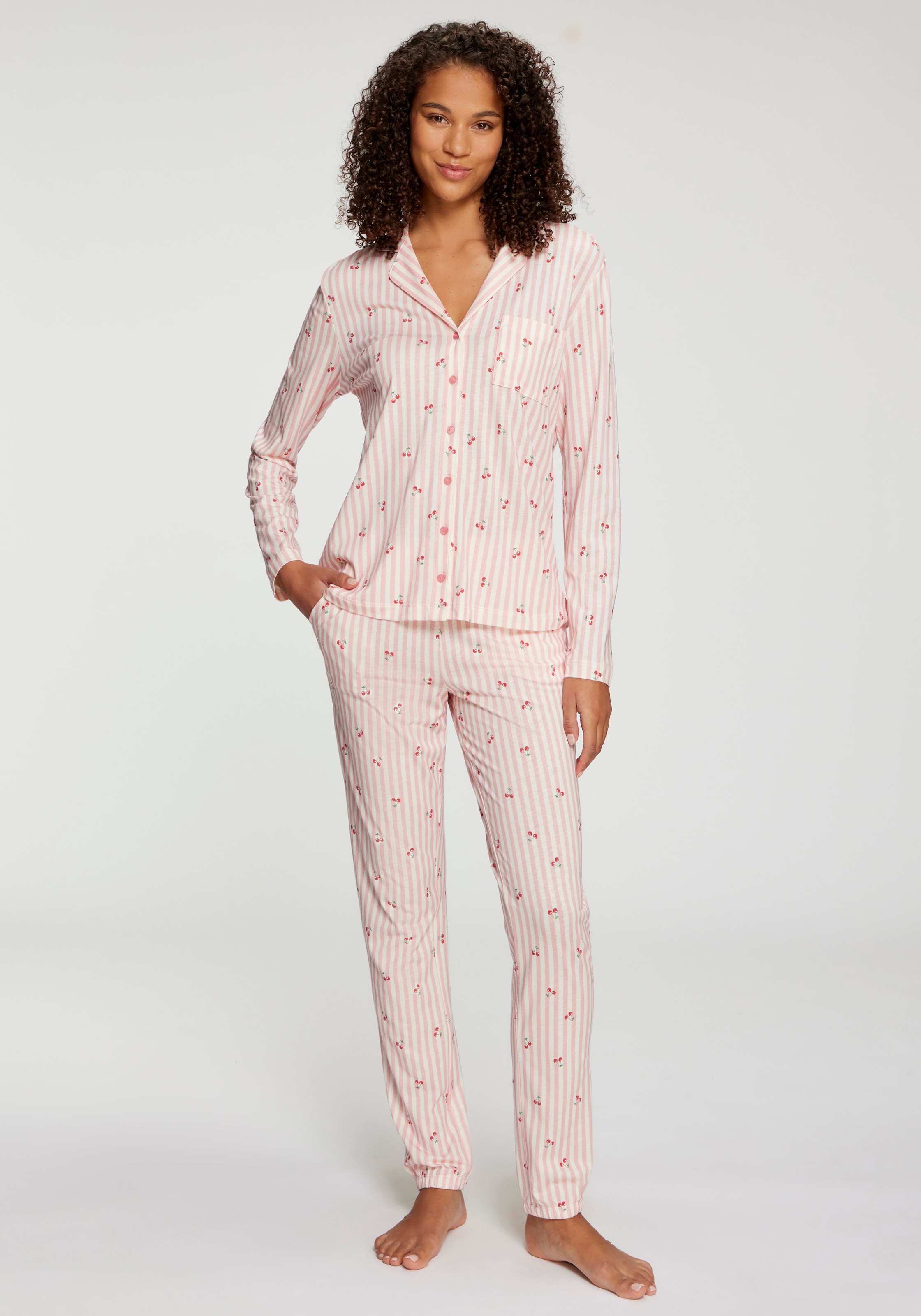 Vivance Dreams Pyjamahose  in schmaler Form