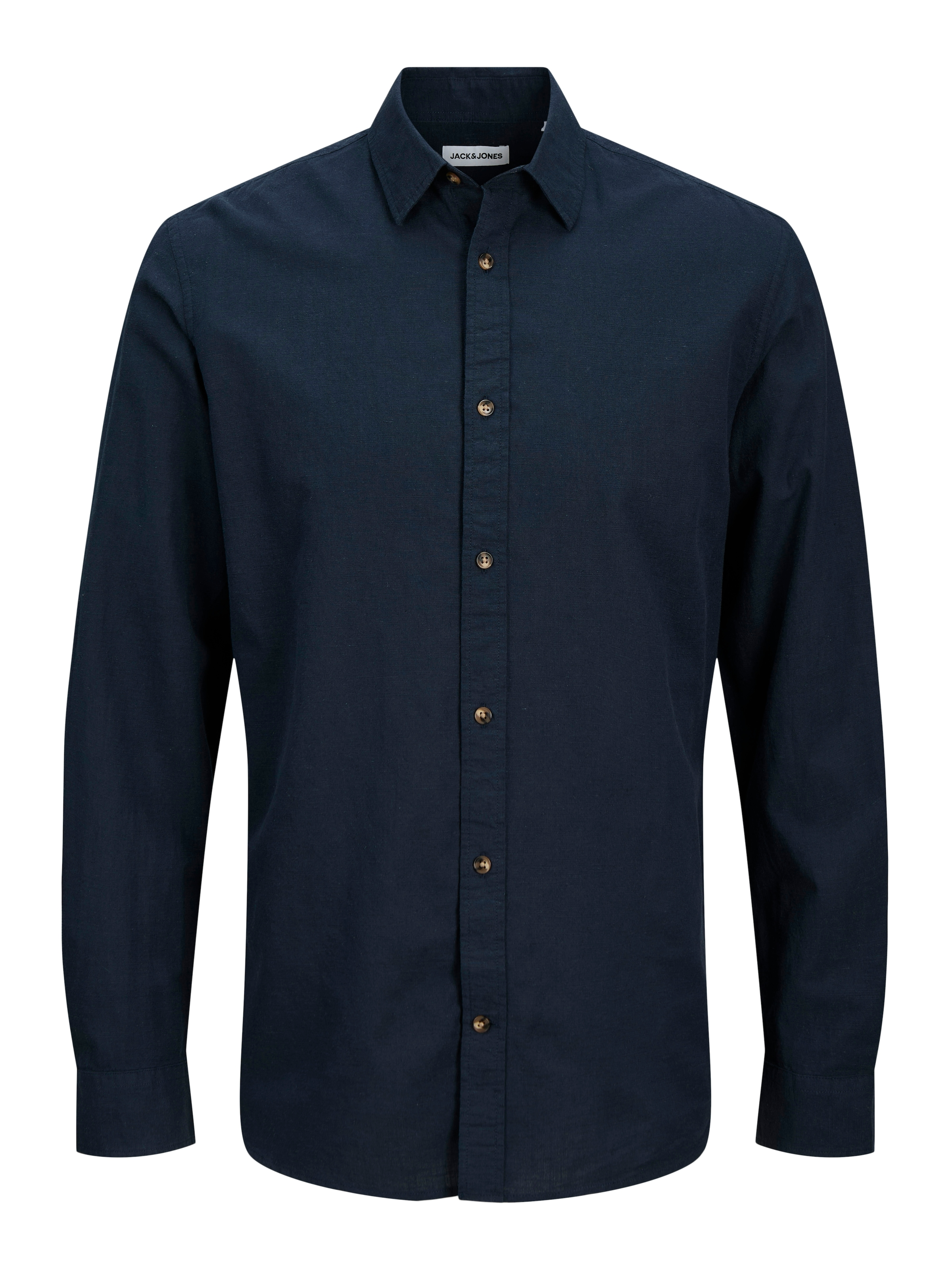 Jack & Jones Langarmhemd »JJESUMMER SHIRT LS SN«, mit Hemdkragen