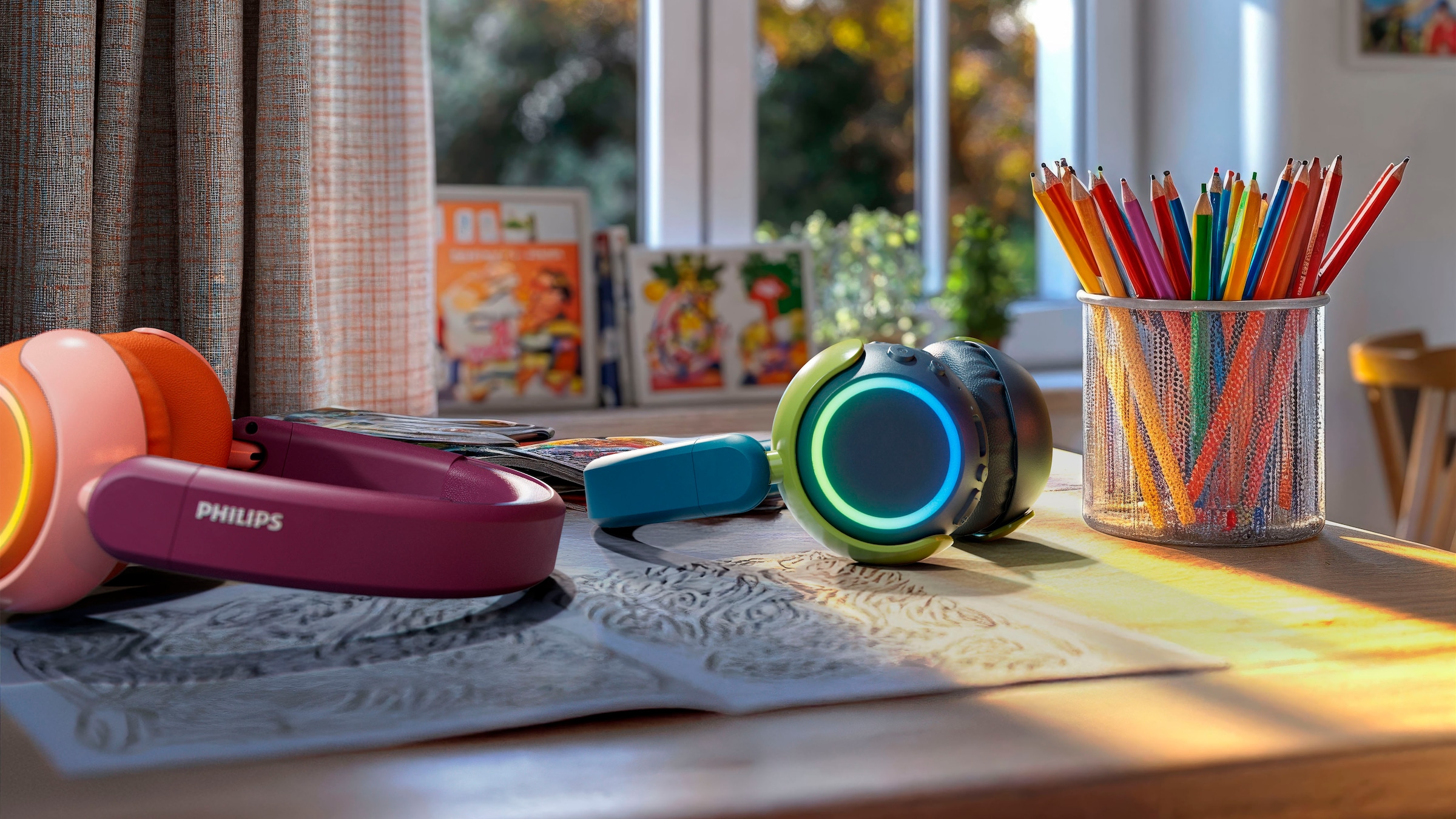 Philips Kinder-Kopfhörer »TAK 4200«, Bluetooth, Rauschunterdrückung-Multi-Point-Verbindung-Freisprechfunktion