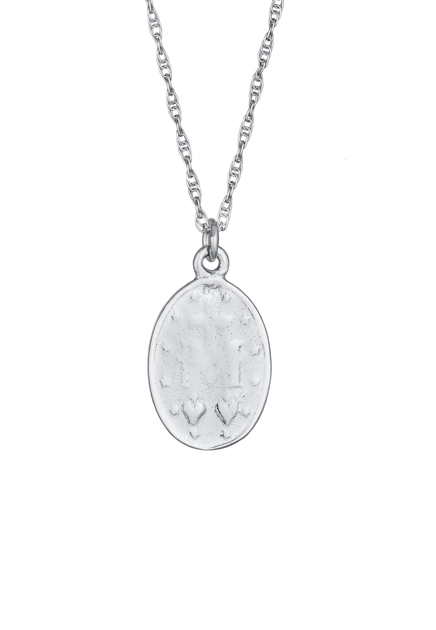 Elli Kette mit Anhänger »Halskette Marienbild Oval Vintage Style 925 Sterling Silber«