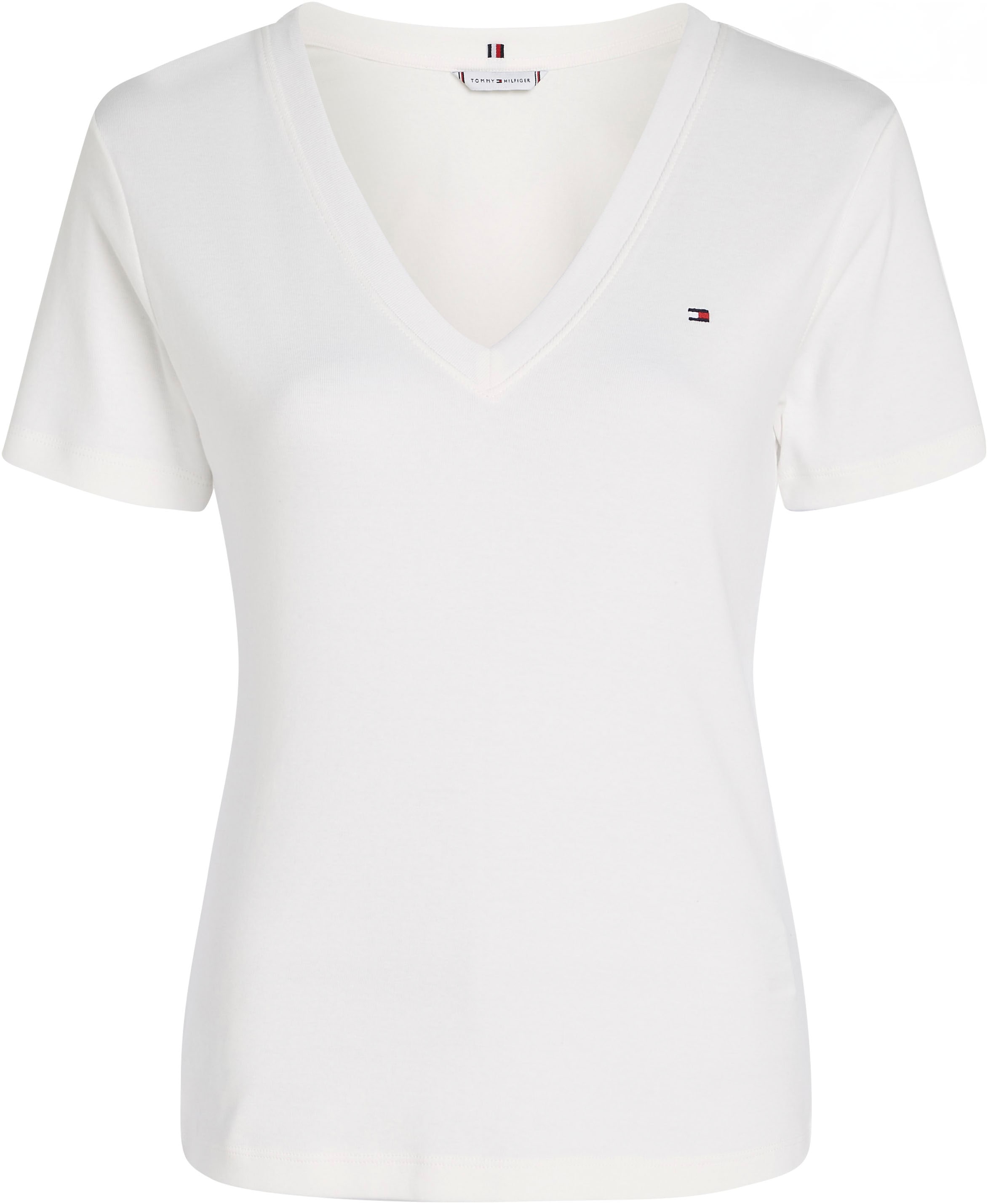 Tommy Hilfiger Curve V-Shirt »CRV NEW SLIM CODY V-NECK SS«, in großen Größen