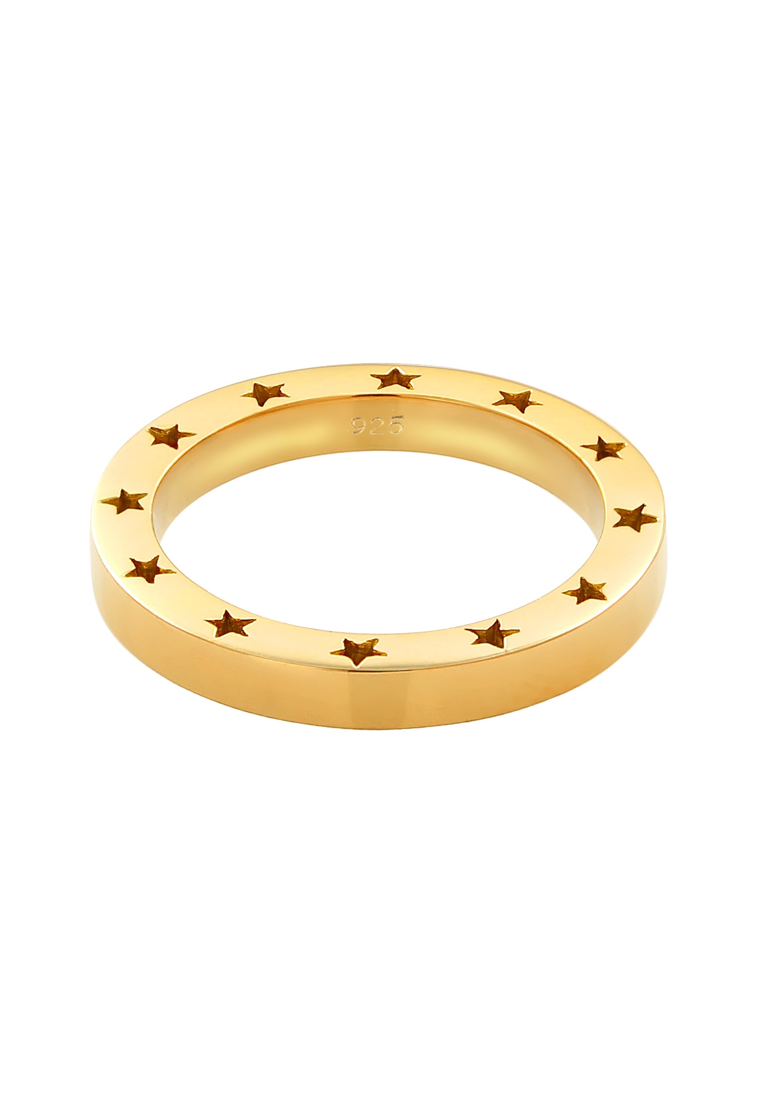 Elli Silberring »Ring Stern Side Cut Out Bandring 925 Silber«