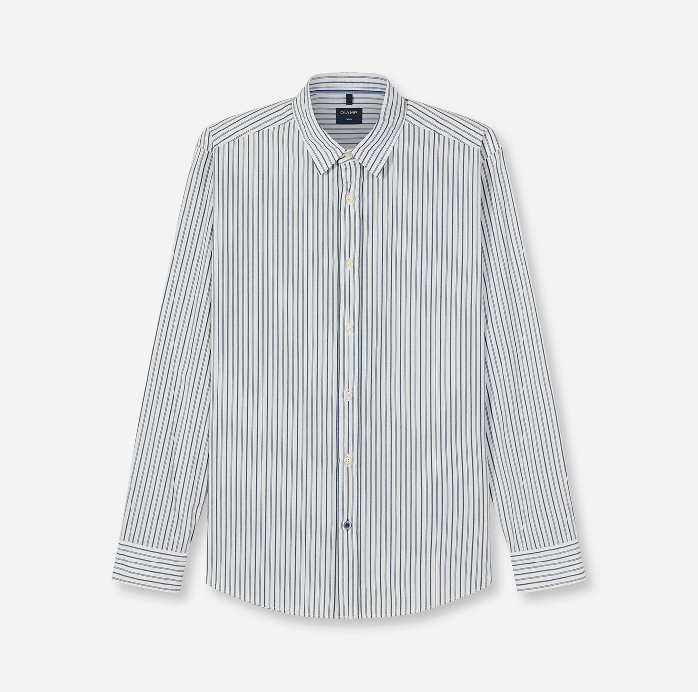 OLYMP Langarmhemd Freizeithemd, regular fit, Kentkragen