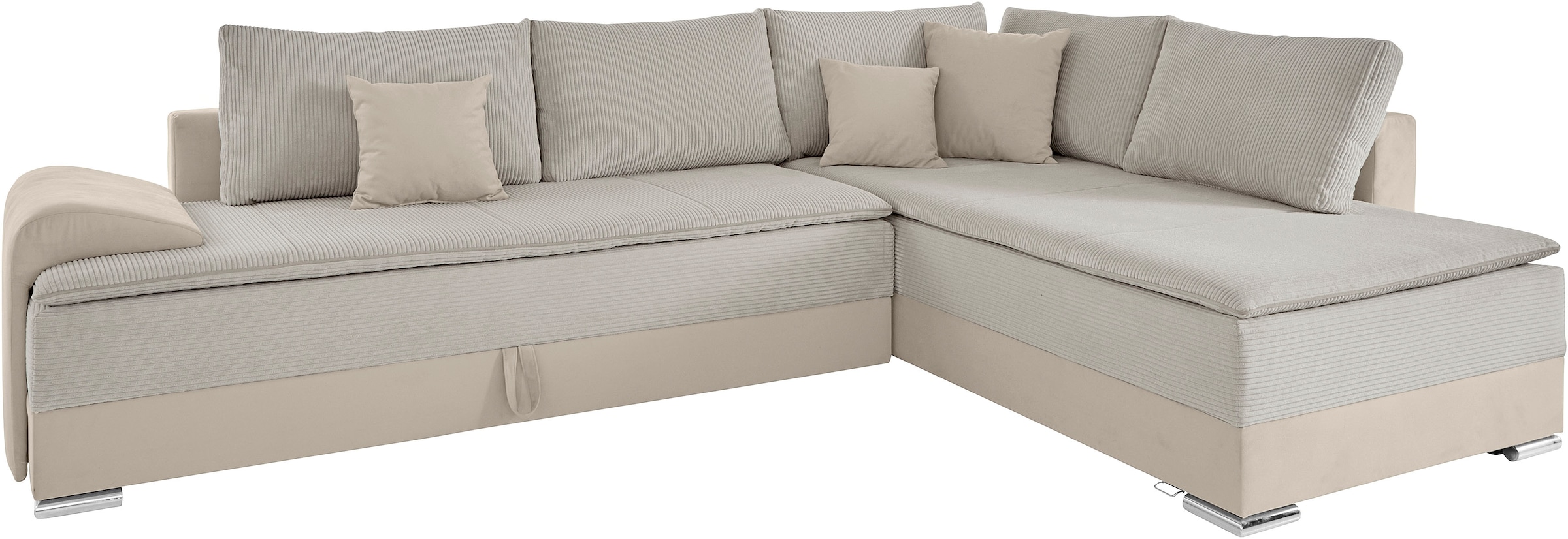 INOSIGN Ecksofa »Night & Day L-Form«, mit Boxspring Bettfunktion 180x200 cm, Dauerschläfer