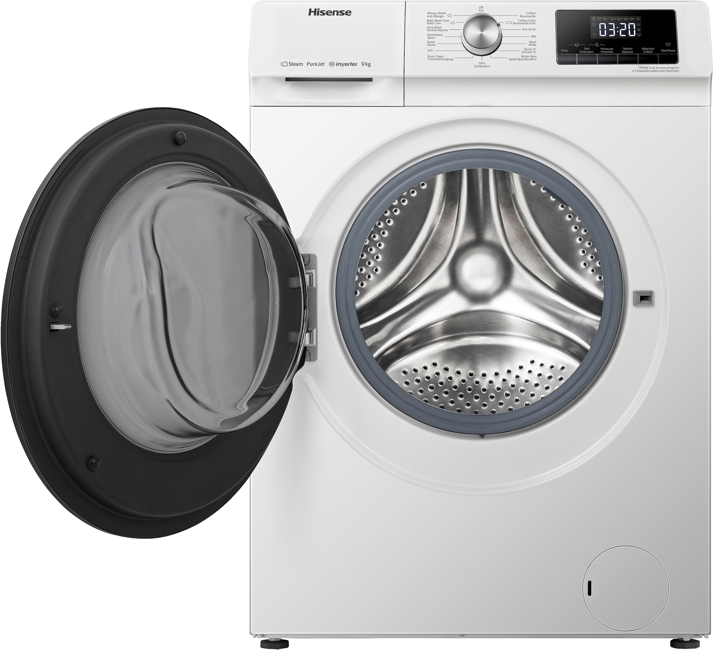 Hisense Waschmaschine, jetzt online bei kg, 9 U/min OTTO WFQA9014EVJM, WFQA9014EVJM, 1400