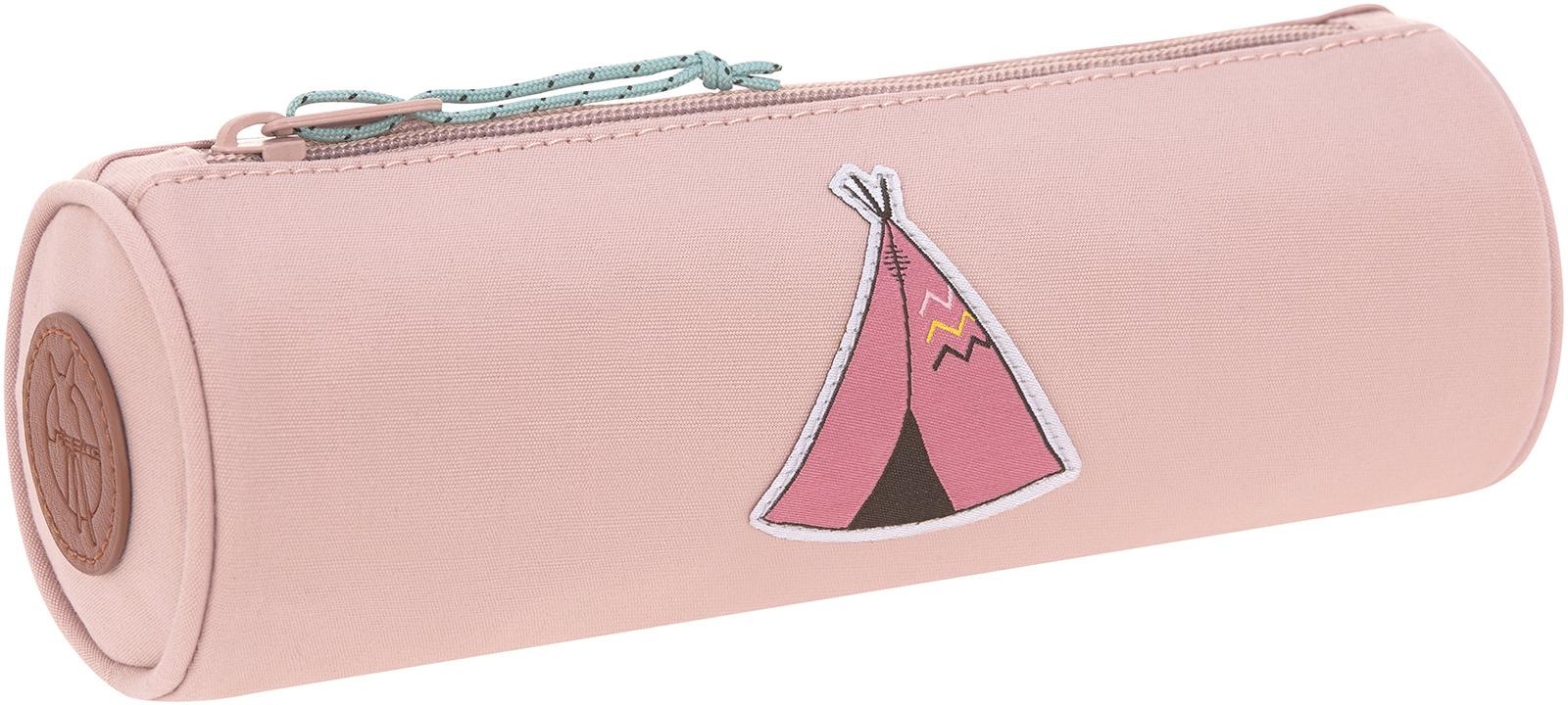 Schreibgeräteetui "School Pencil Case Adventure Tipi, rosa