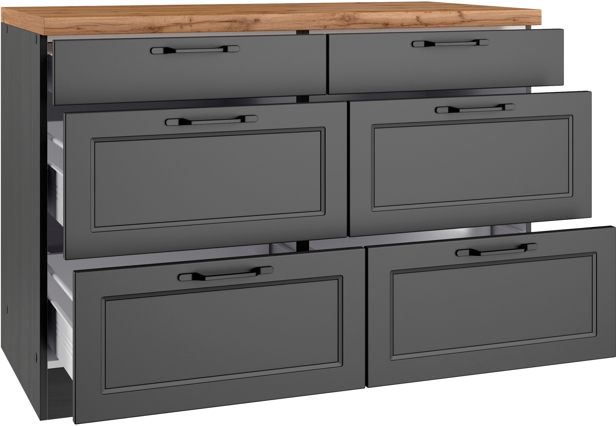 KOCHSTATION Unterschrank »KS-Lana«, Breite 120 cm