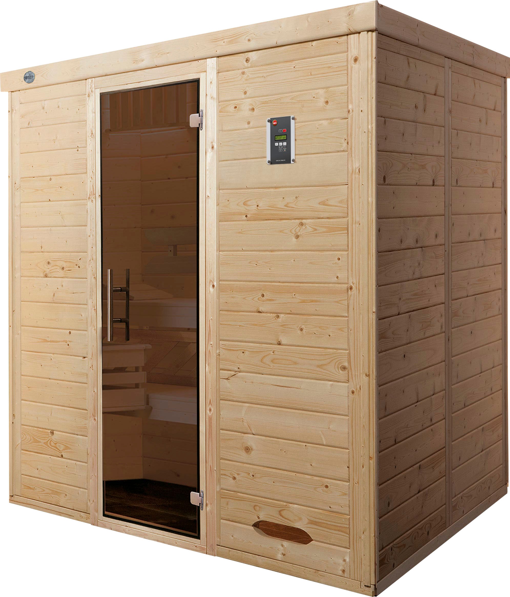 weka Sauna »Kemi«, 7,5 kW-Ofen mit digitaler Steuerung