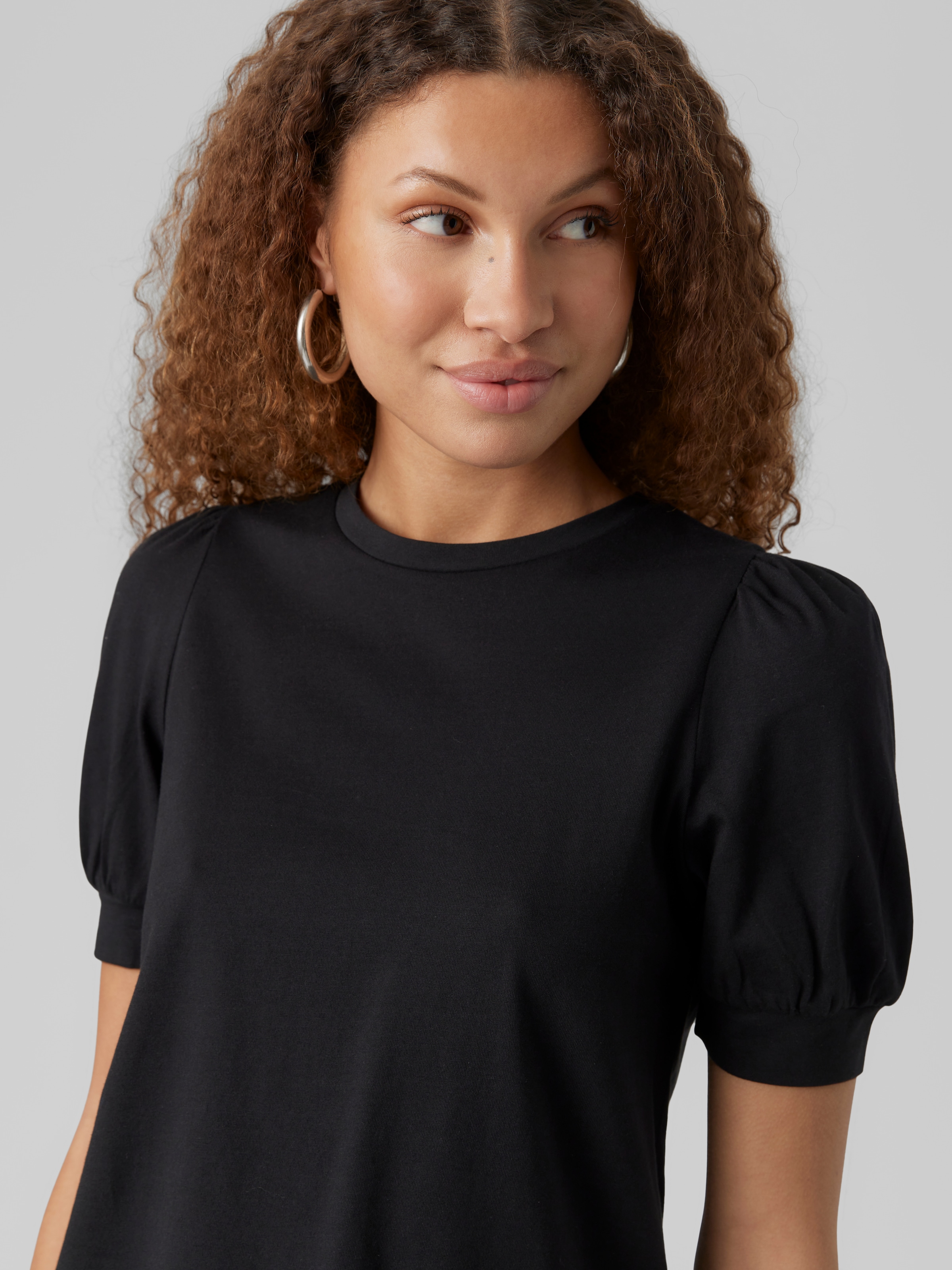 Vero Moda T-Shirt »VMKERRY 2/4 O-NECK TOP VMA JRS NOOS« mit Rundhalsausschnitt