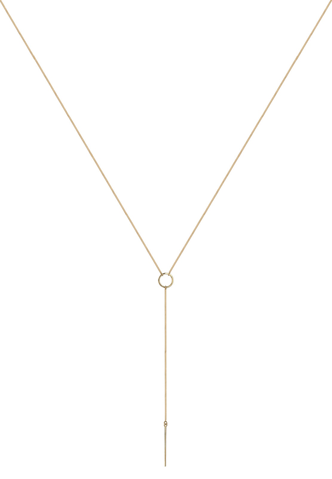 Elli Y-Kette »Halskette Y-Kette Trend Minimal 925 Silber«