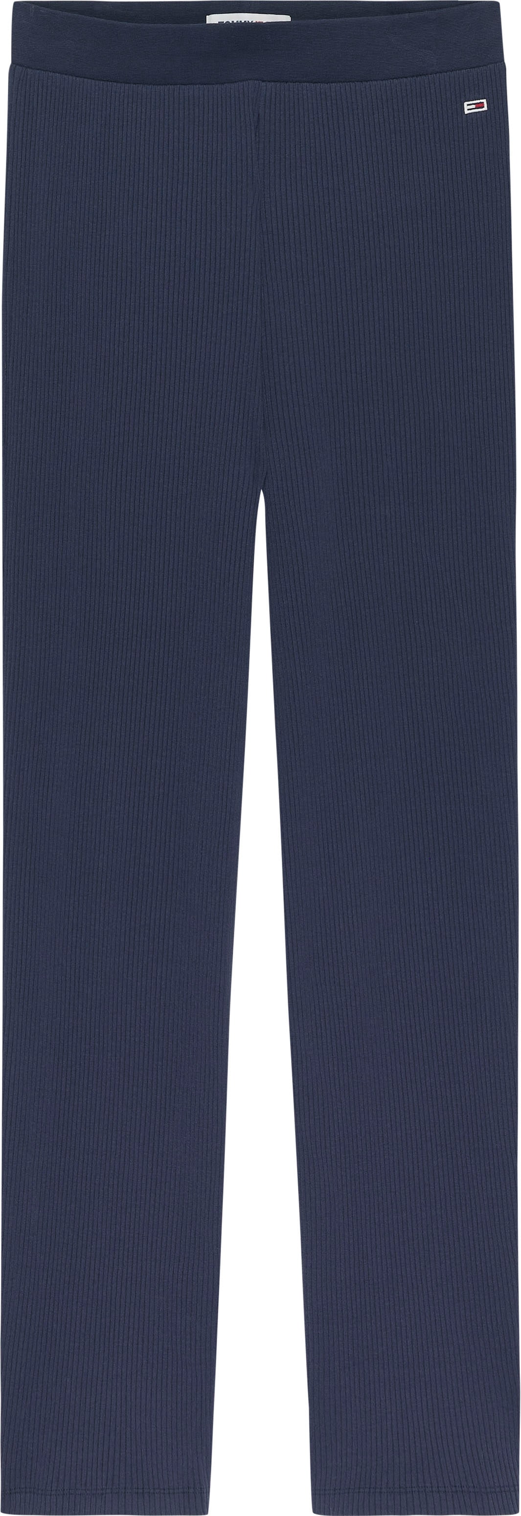 Strickhose »TJW WIDE LEG KNIT PANT«, mit Tommy Jeans Logo-Stickerei