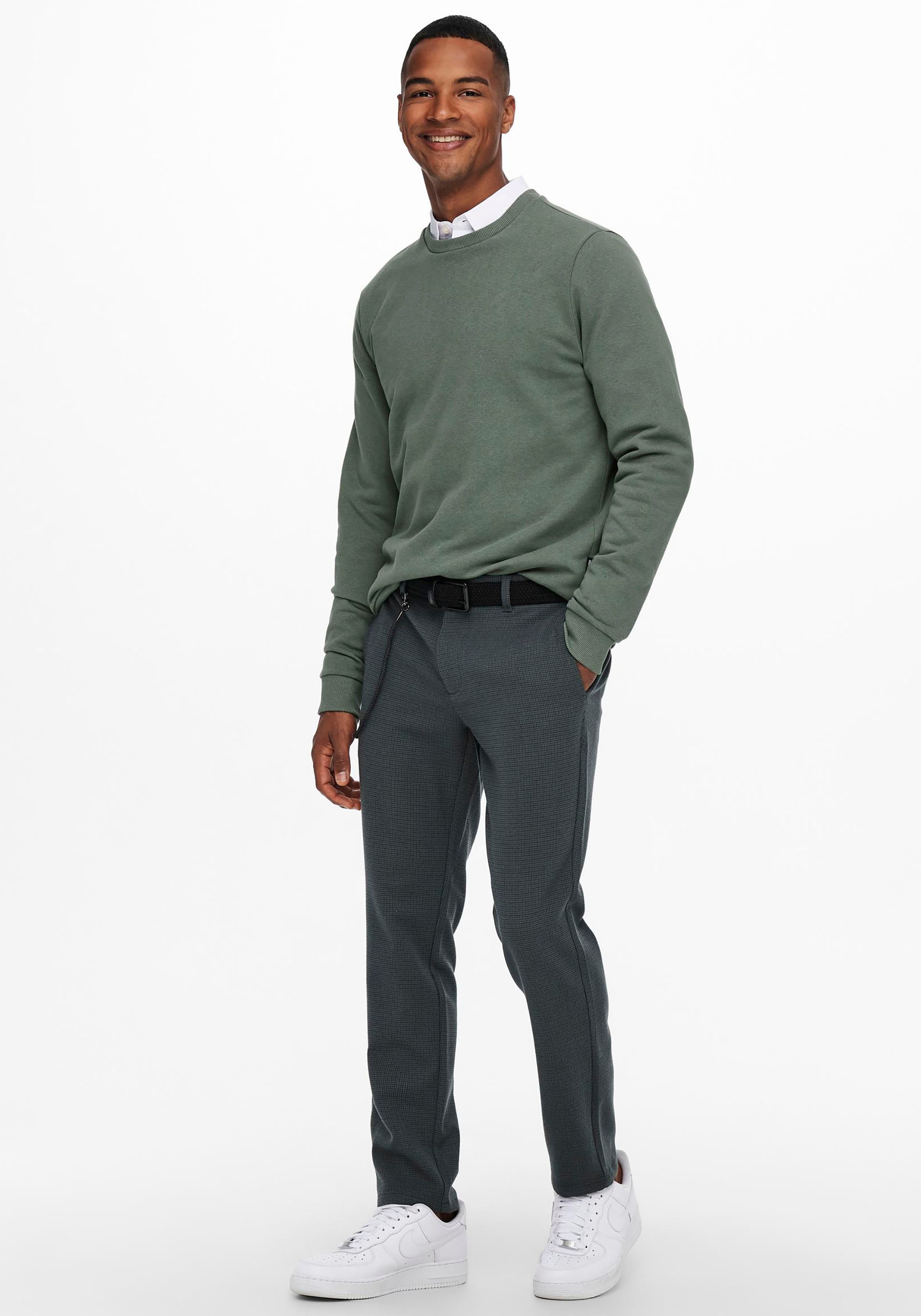 ONLY & SONS Sweatshirt »ONSCERES CREW NECK NOOS«