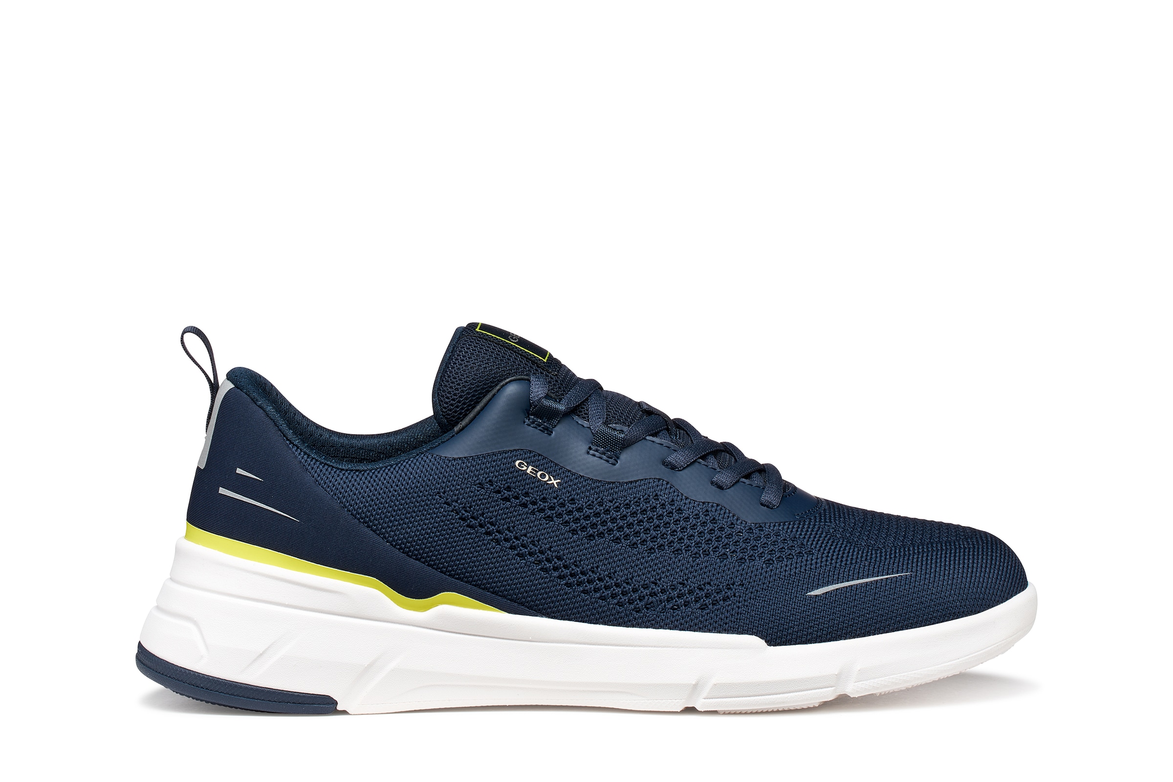 Geox Sneaker »U VITTOUR«  Halbschuh, Freizeitschuh, Schnürer mit Kontrastbesatz