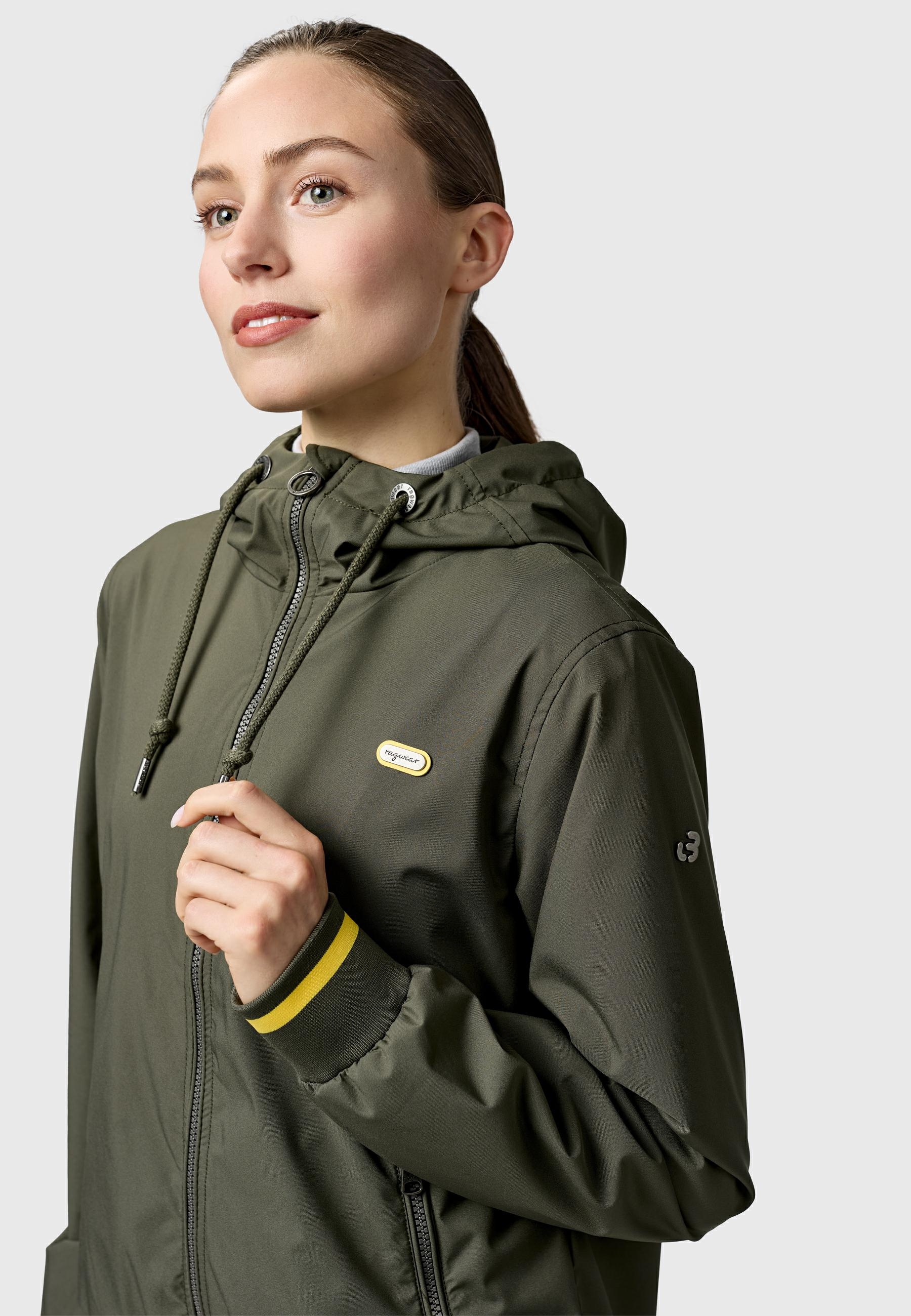 Ragwear Funktionsjacke »Funktionsjacke Oggie Sporty YOUMODO« mit Kapuze Wasserdichte und atmungsaktive Übergangsjacke