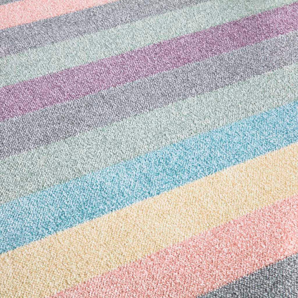 Carpet City Teppich »YOUNG955«, rund, Bunter Kinderteppich mit Streifen-Muster